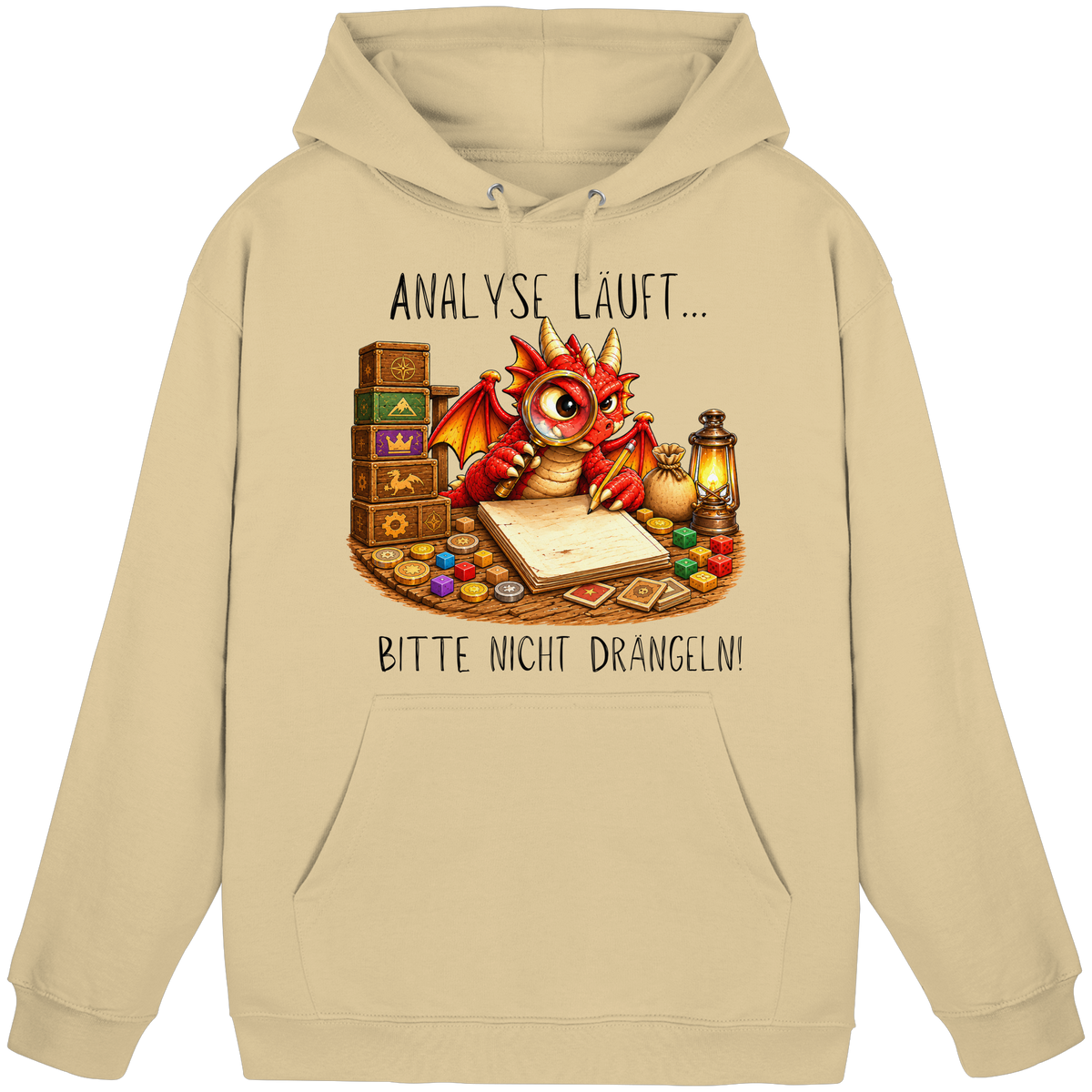 Analyse läuft. Bitte nicht drängeln. - Basic Unisex Hoodie