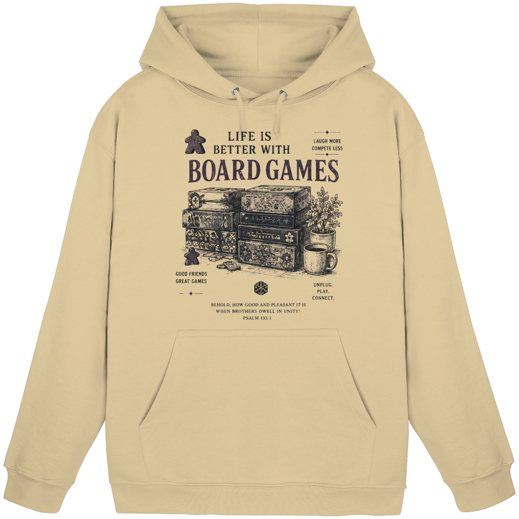 Life Is Better With Board Games - Basic Unisex Hoodie
