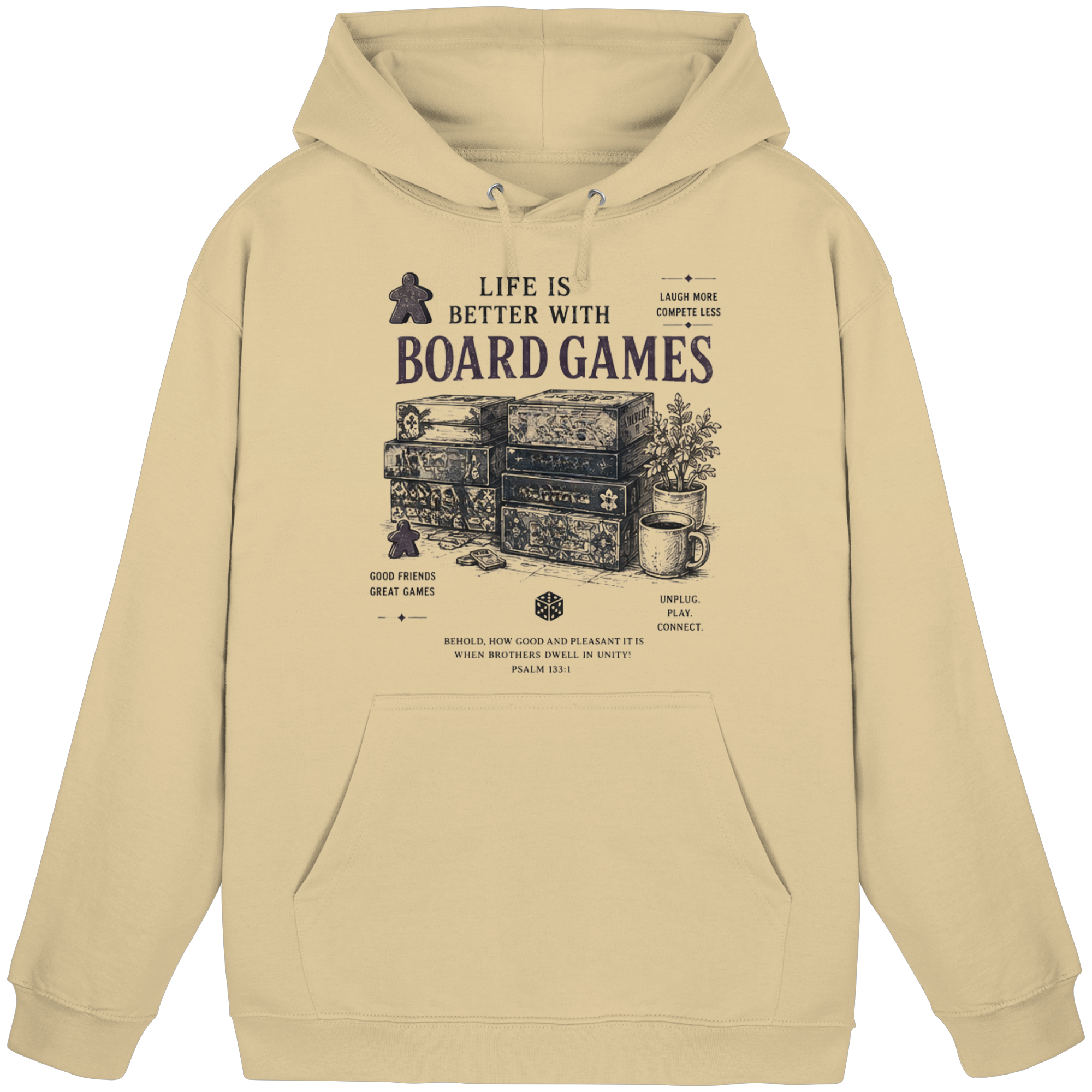 Life Is Better With Board Games - Basic Unisex Hoodie