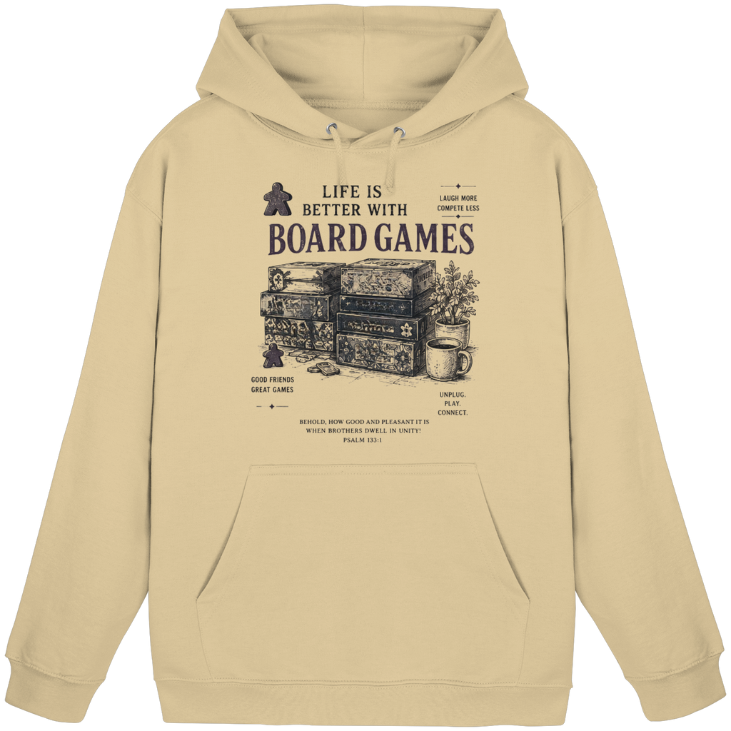 Life Is Better With Board Games - Basic Unisex Hoodie