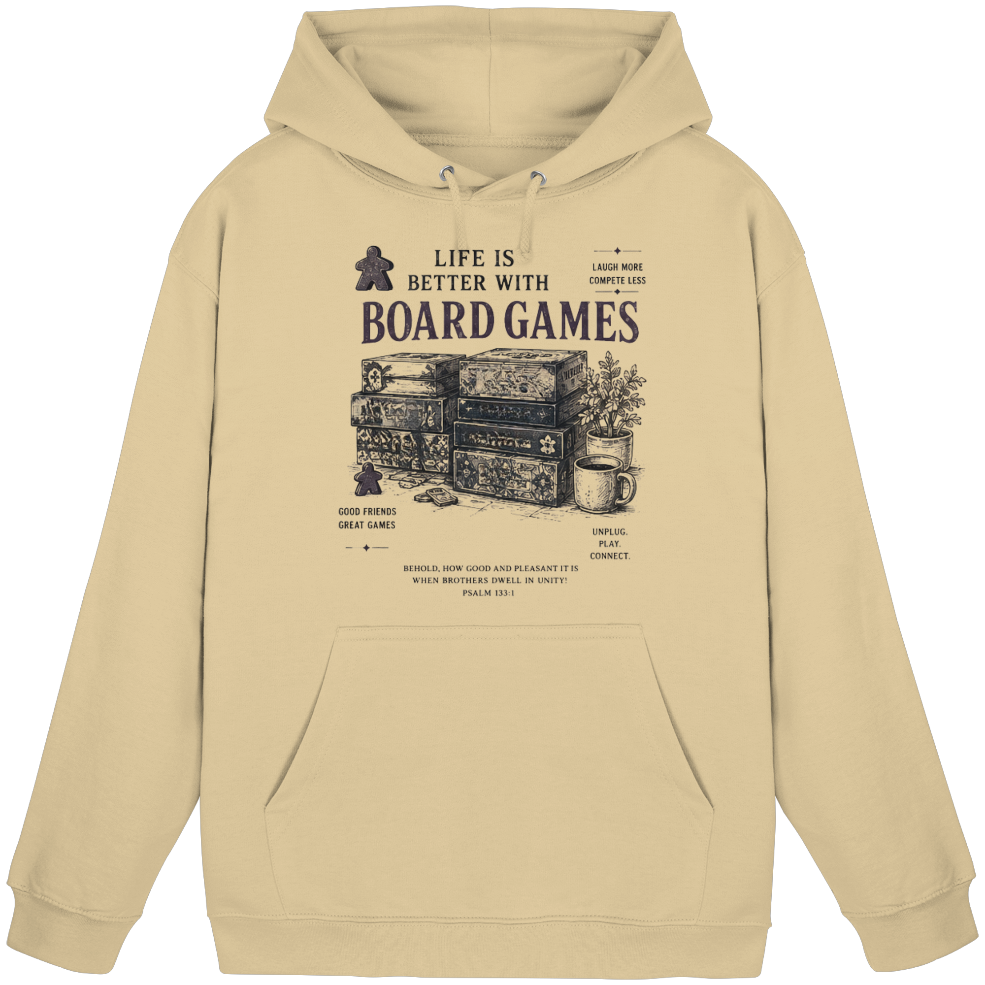 Life Is Better With Board Games - Basic Unisex Hoodie