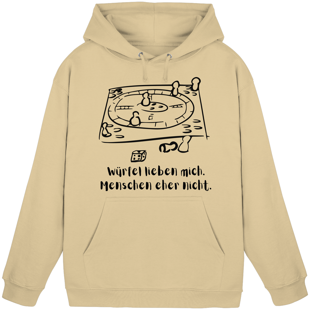 Würfel lieben mich. Menschen eher nicht. - Basic Unisex Hoodie