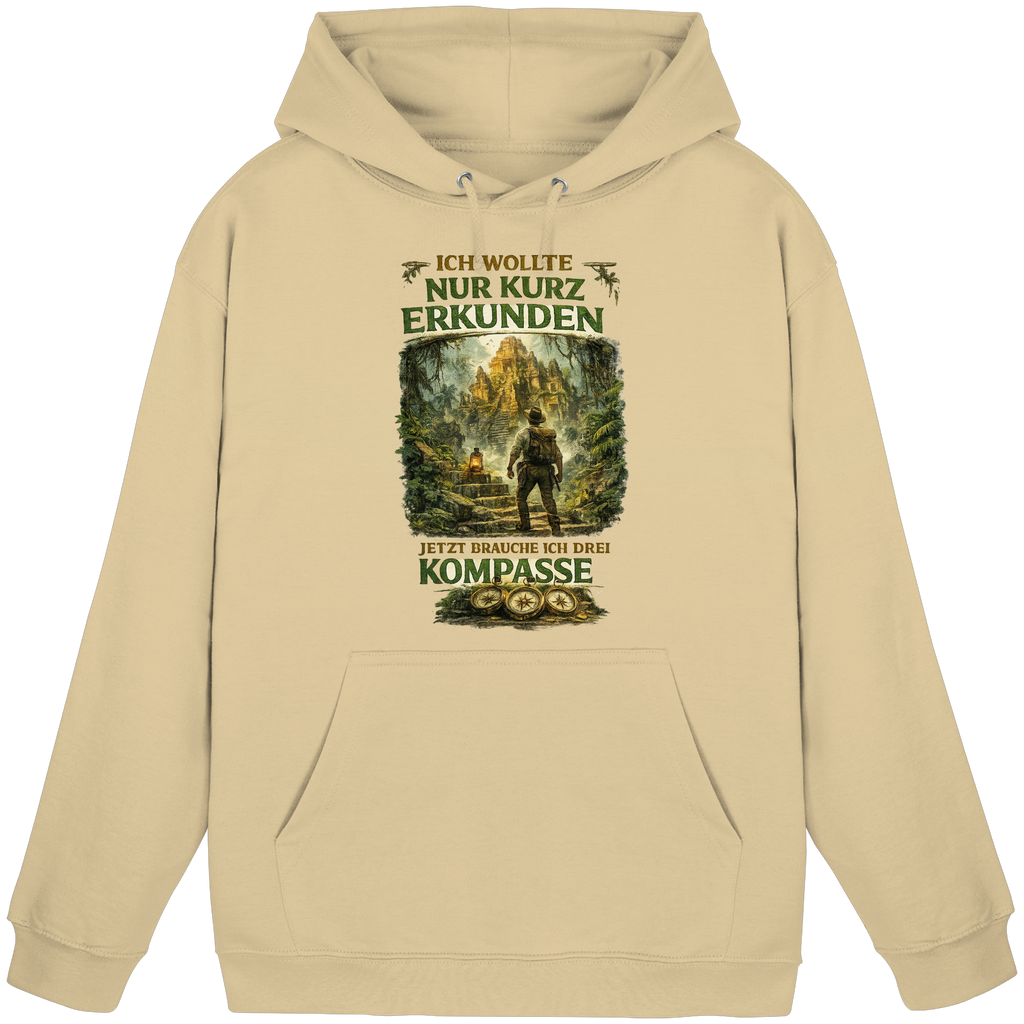 Nur kurz erkunden - Basic Unisex Hoodie