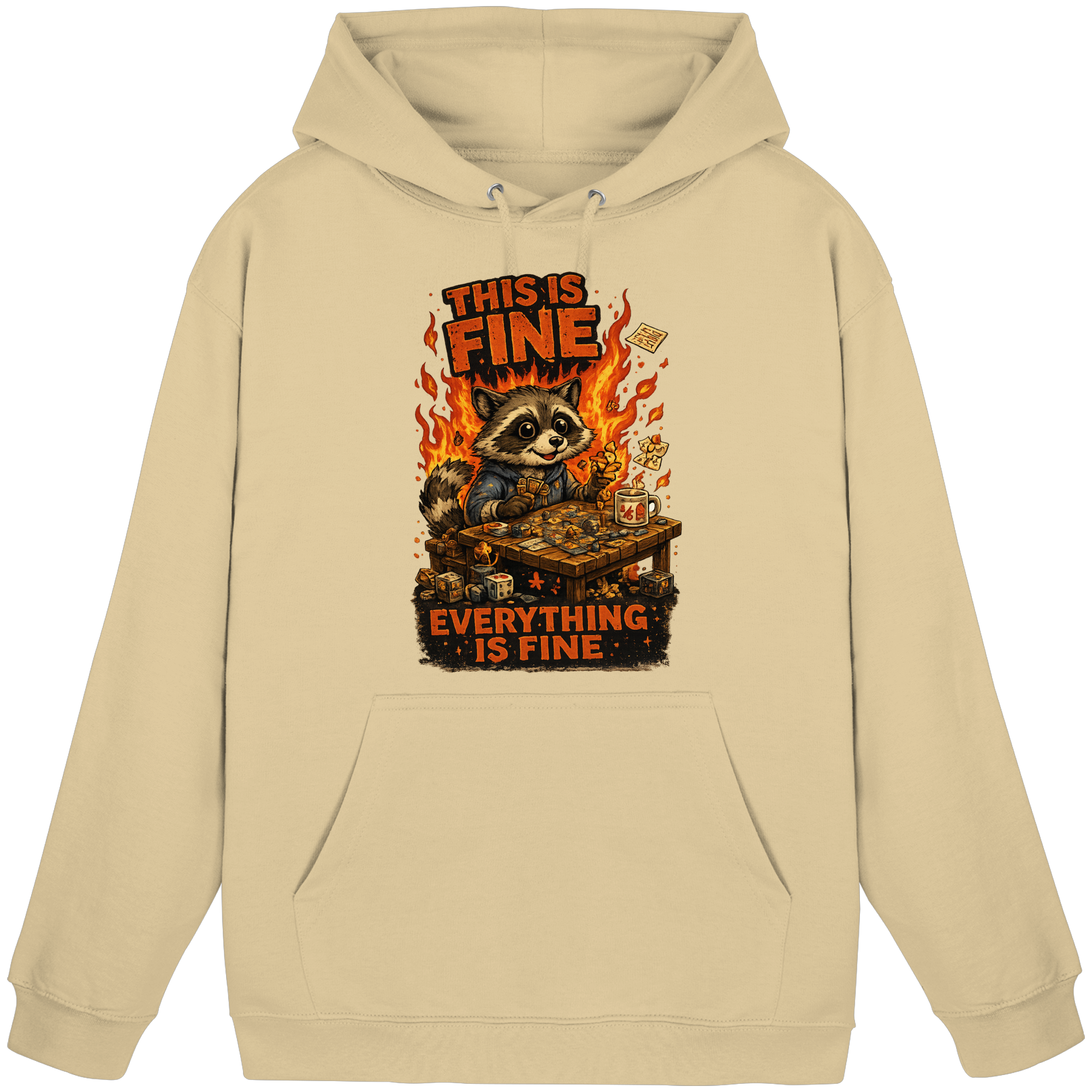 This Is Fine Club! - Basic Unisex Hoodie