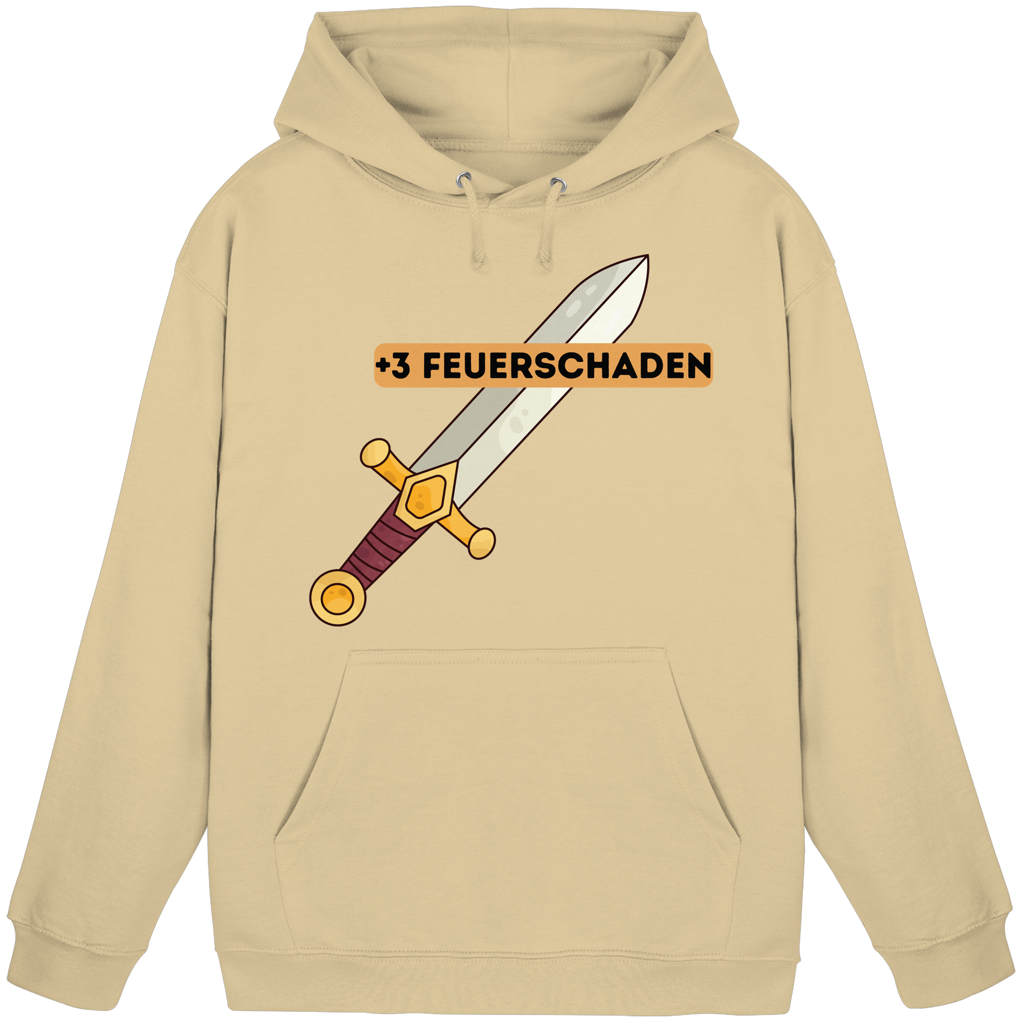 +3 Feuerschaden - Basic Unisex Hoodie