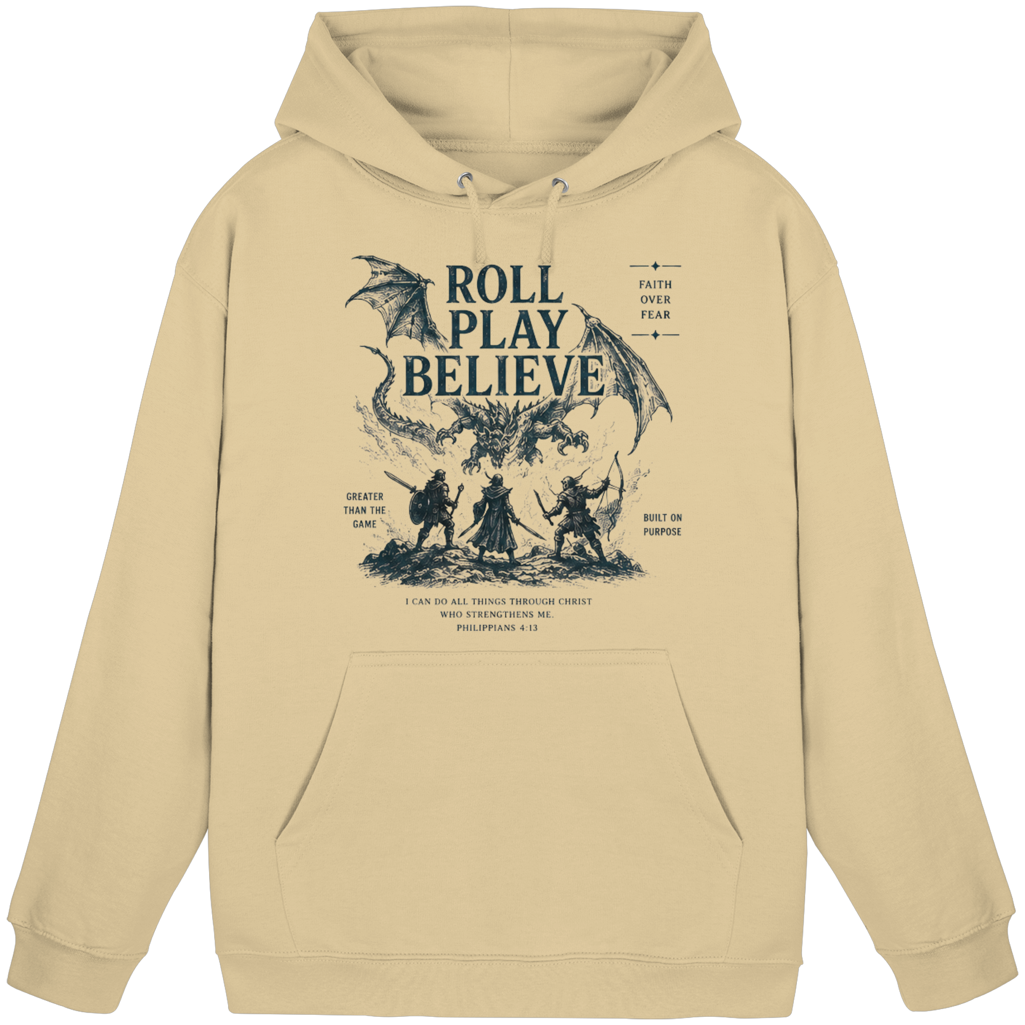 Roll. Play. Believe. - Basic Unisex Hoodie