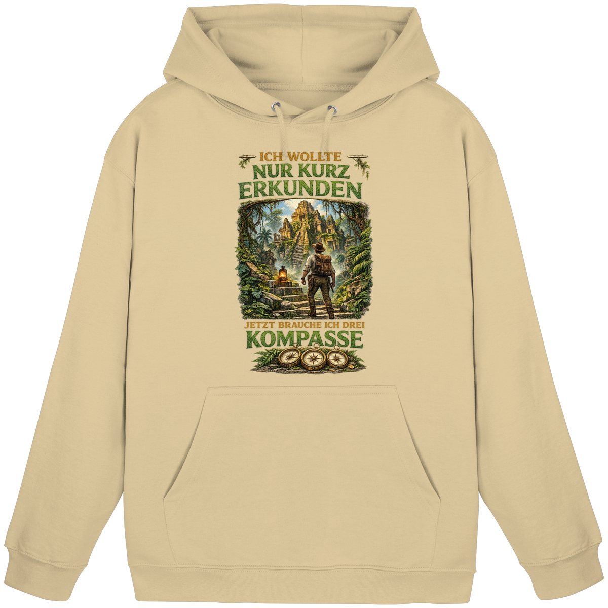 Nur kurz erkunden - Basic Unisex Hoodie