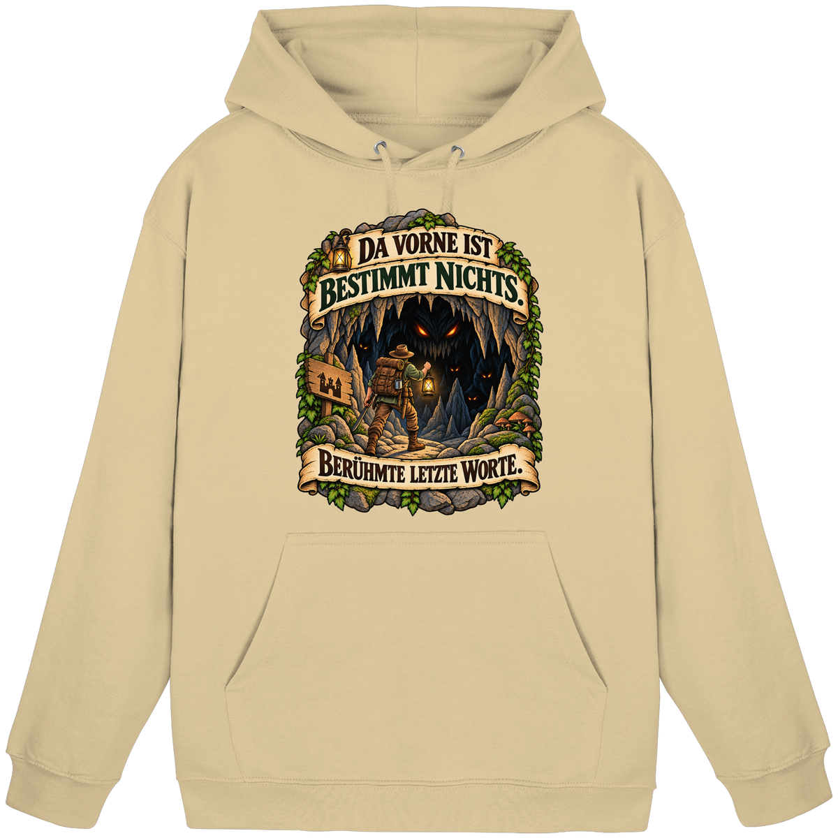 Da vorne ist bestimmt nichts - Basic Unisex Hoodie