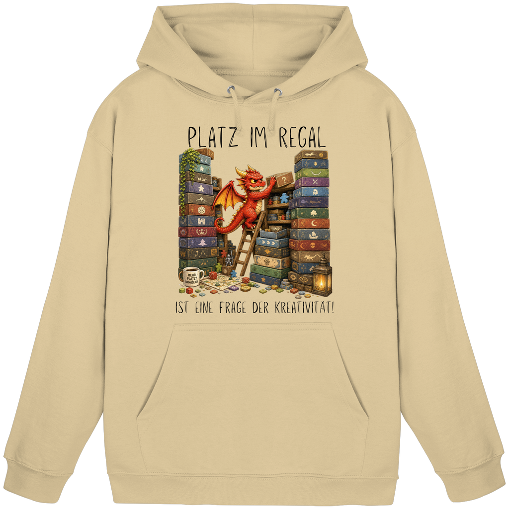 Platz im Regal ist eine Frage der Kreativität. - Basic Unisex Hoodie