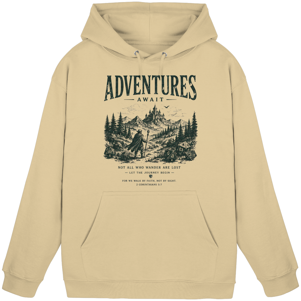 Adventures Await. - Basic Unisex Hoodie