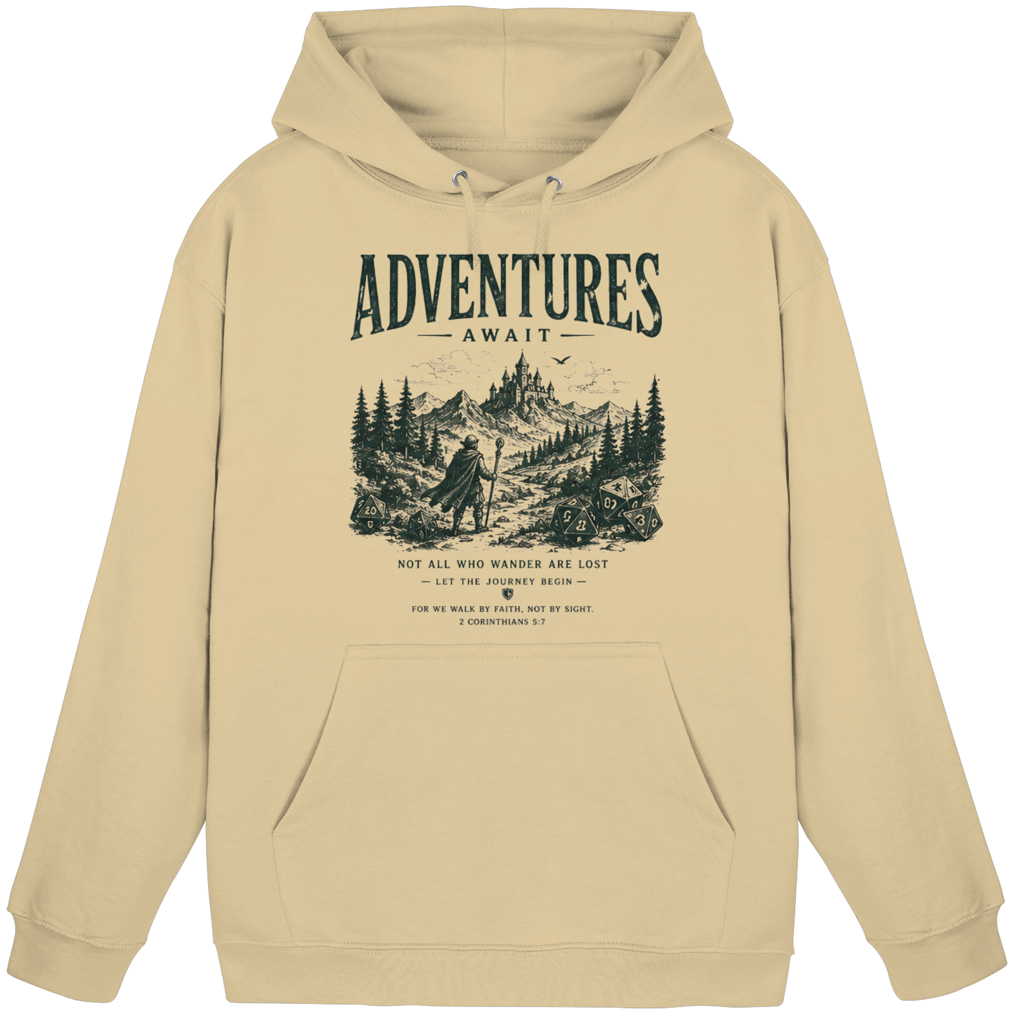 Adventures Await. - Basic Unisex Hoodie