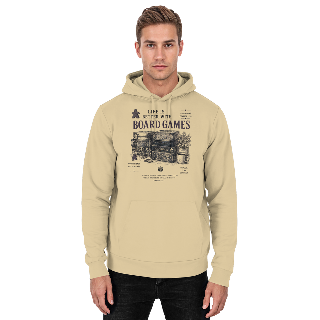 Life Is Better With Board Games - Basic Unisex Hoodie
