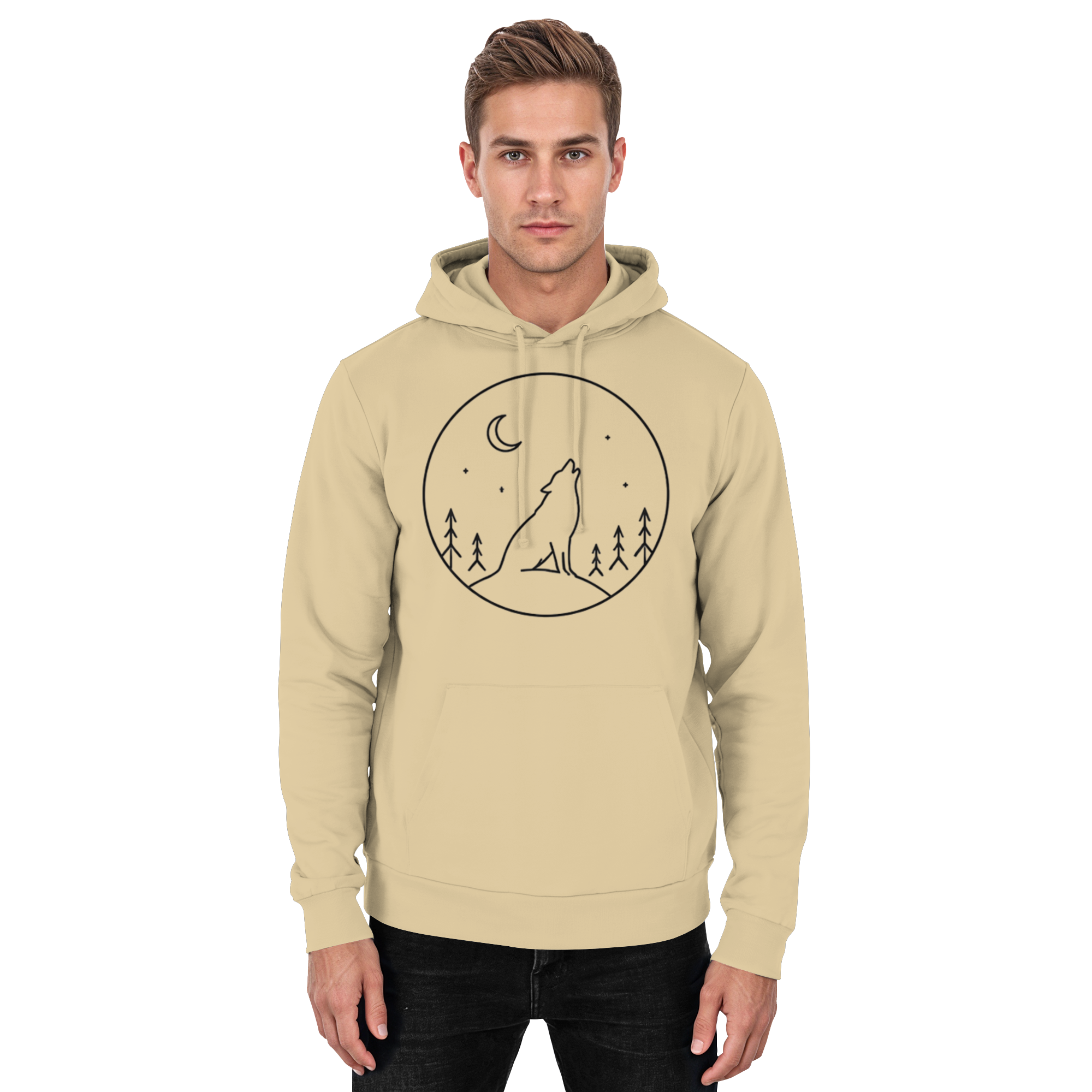 Die Nacht beginnt. - Basic Unisex Hoodie
