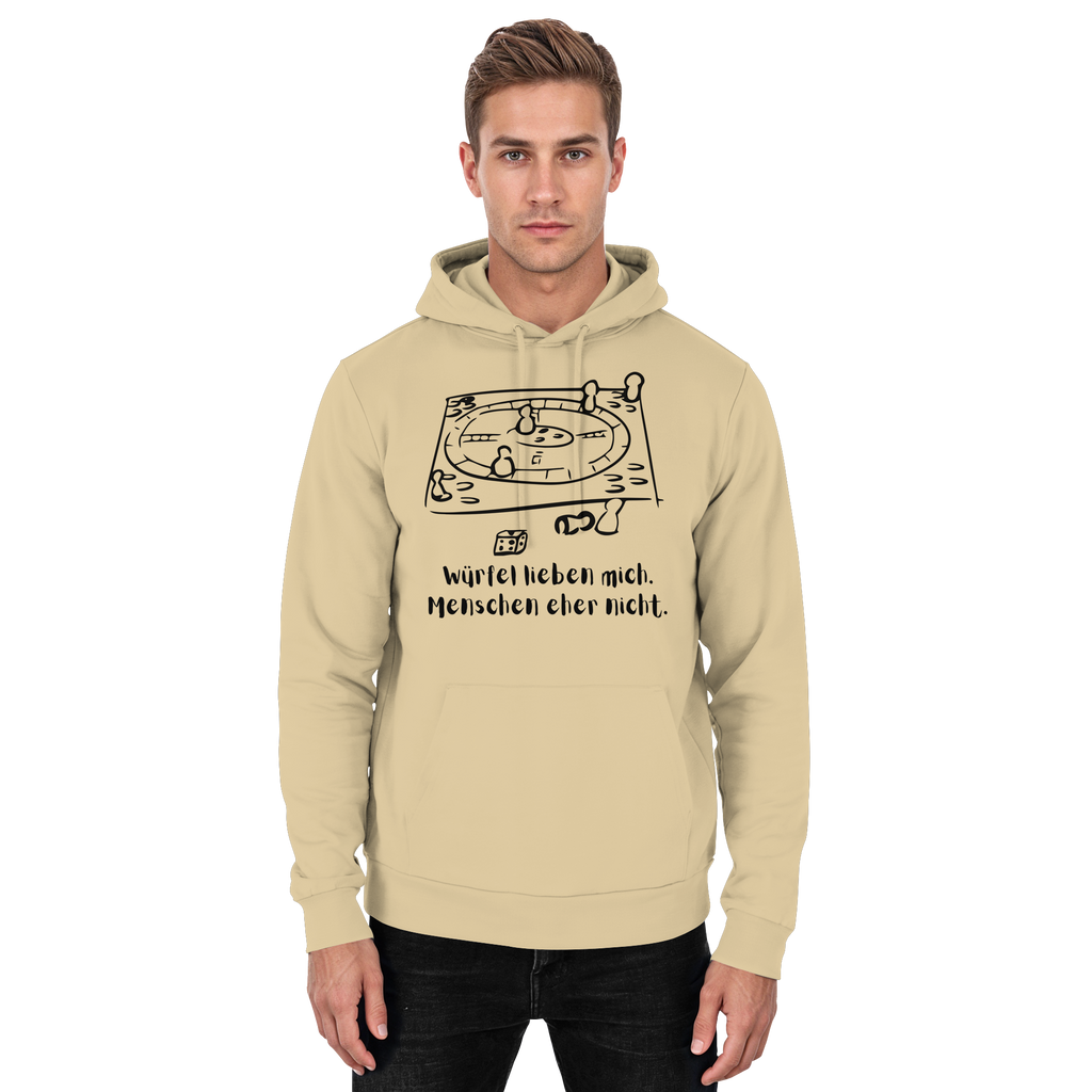 Würfel lieben mich. Menschen eher nicht. - Basic Unisex Hoodie