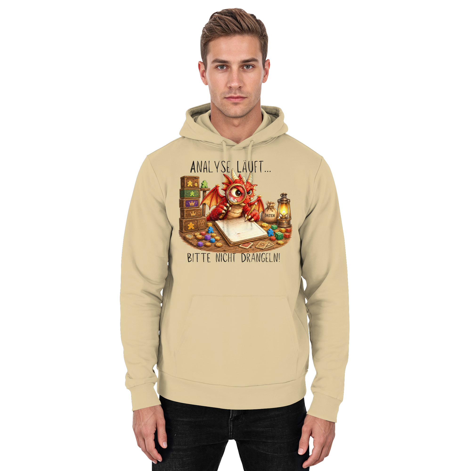 Analyse läuft. Bitte nicht drängeln. - Basic Unisex Hoodie