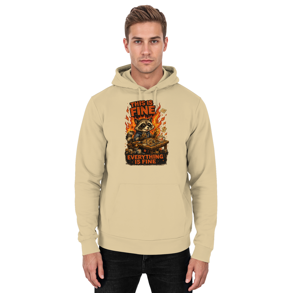This Is Fine Club! - Basic Unisex Hoodie
