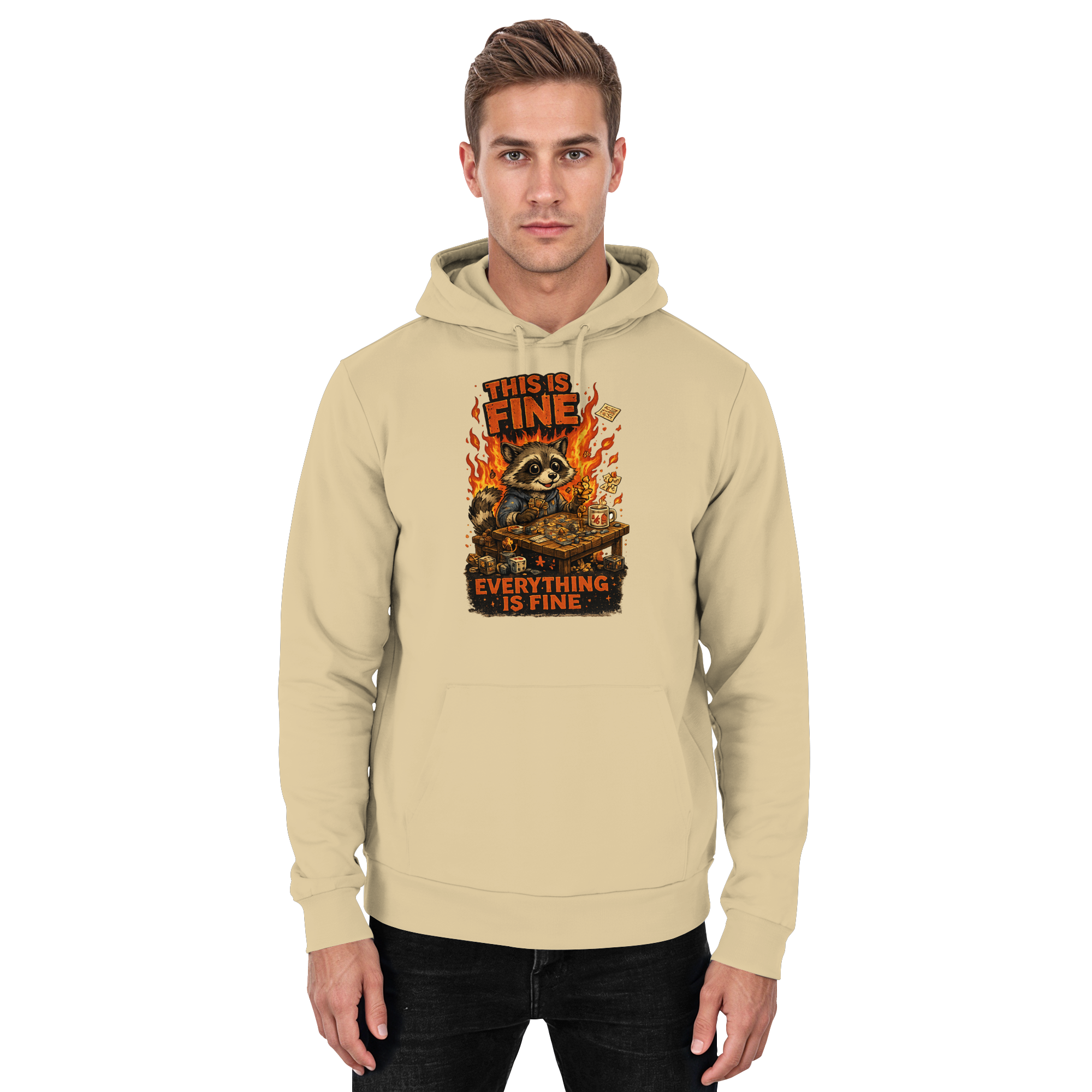 This Is Fine Club! - Basic Unisex Hoodie