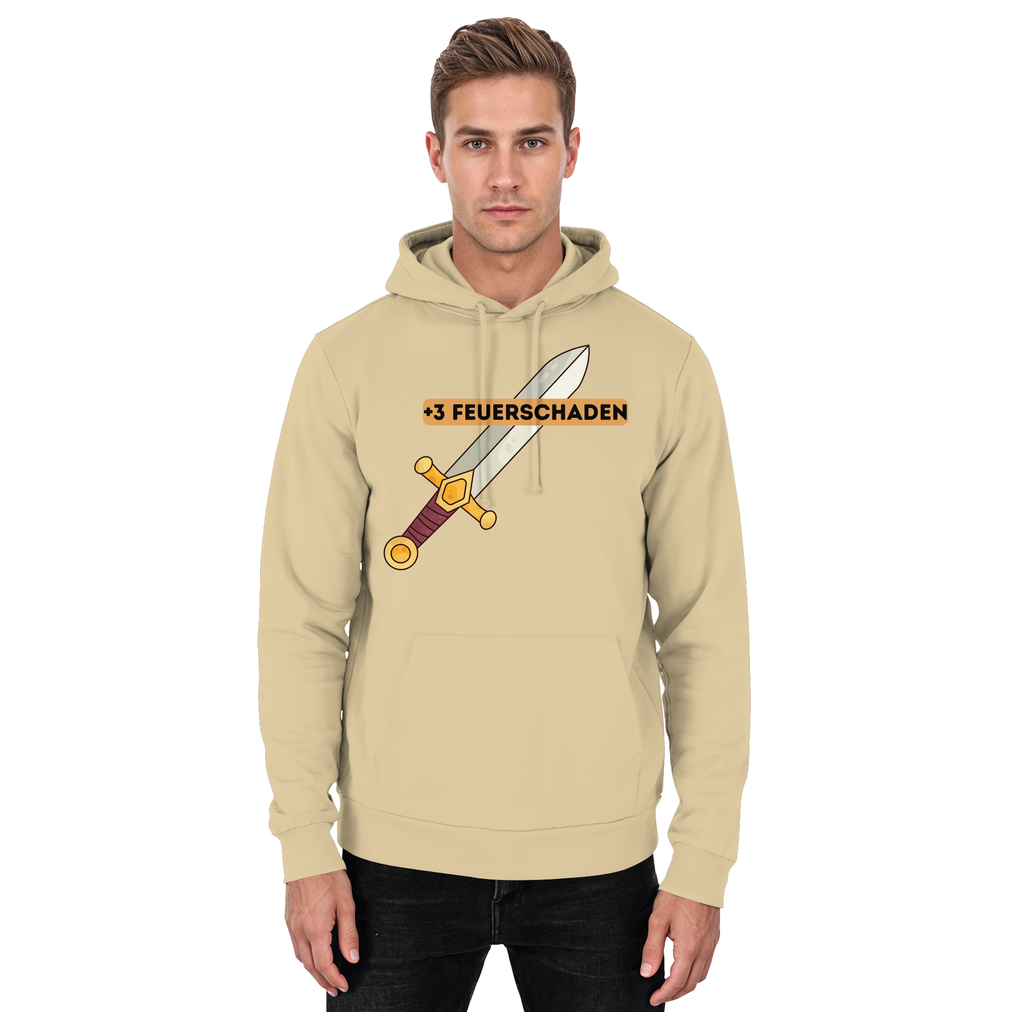+3 Feuerschaden - Basic Unisex Hoodie