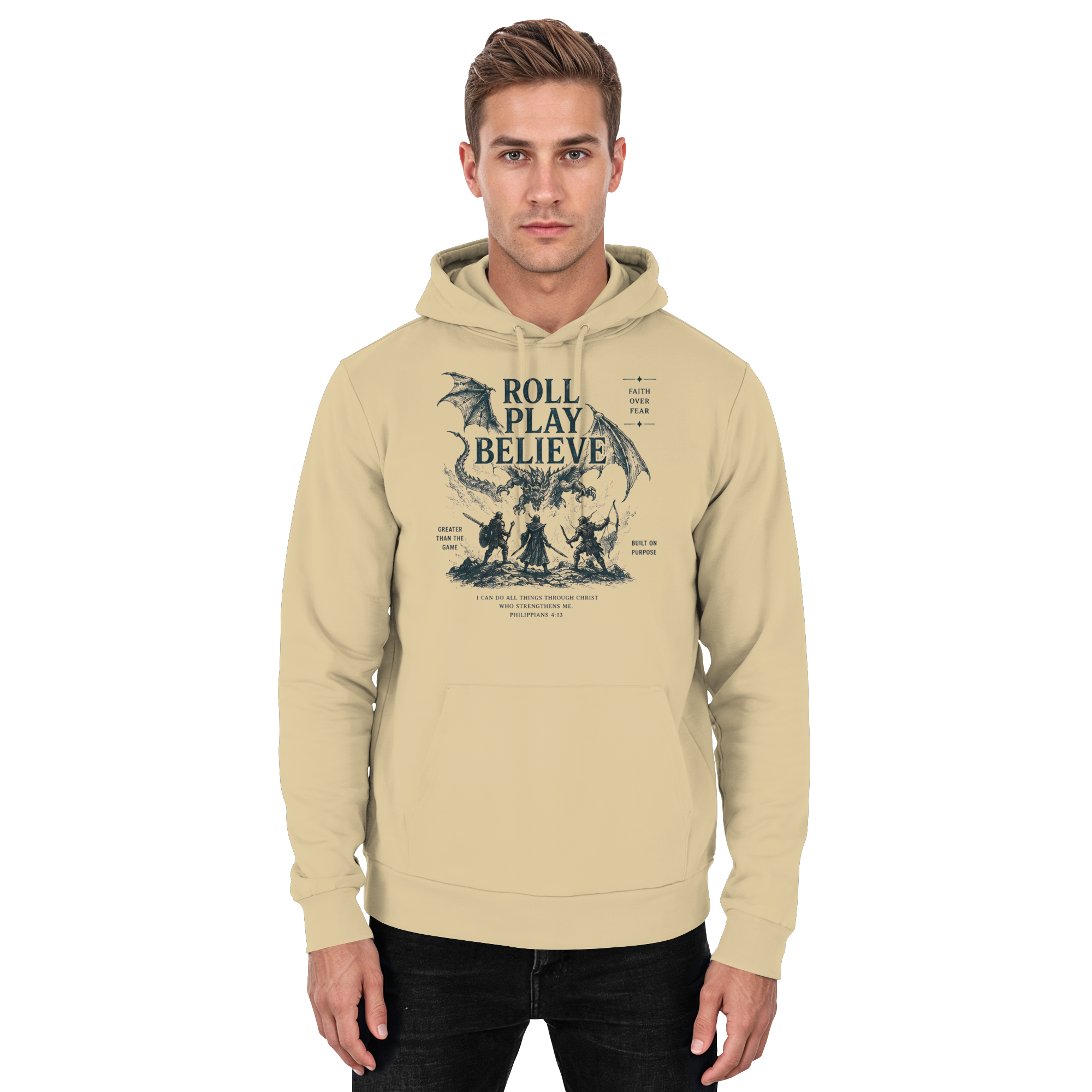 Roll. Play. Believe. - Basic Unisex Hoodie