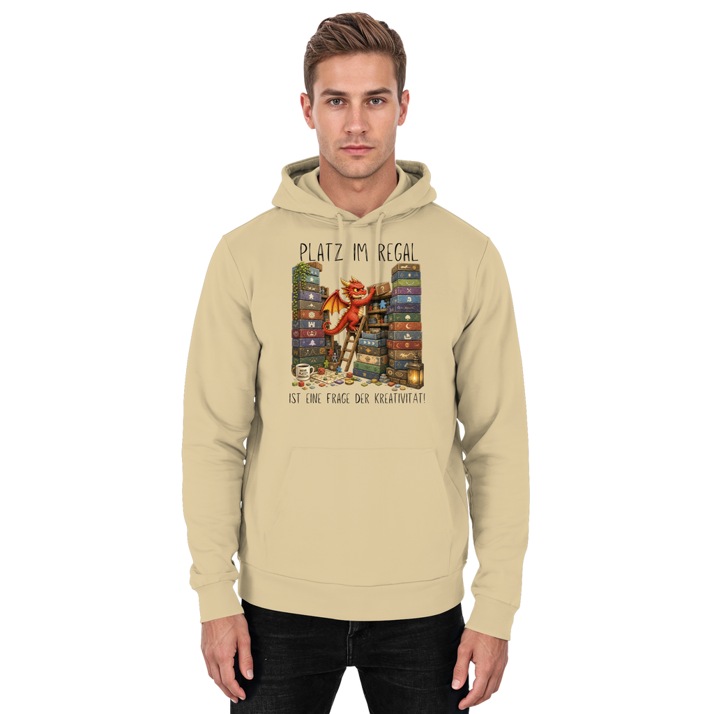Platz im Regal ist eine Frage der Kreativität. - Basic Unisex Hoodie