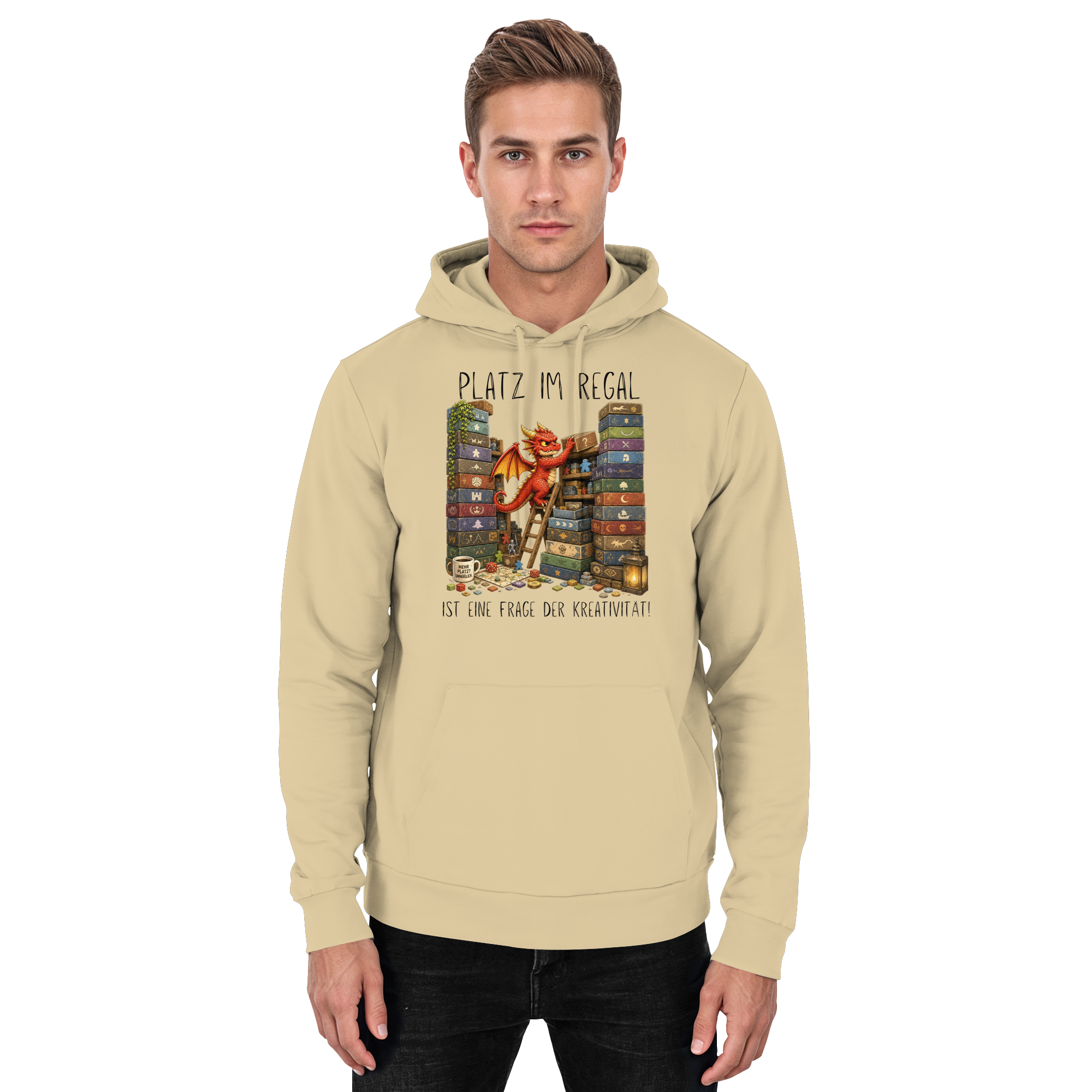 Platz im Regal ist eine Frage der Kreativität. - Basic Unisex Hoodie