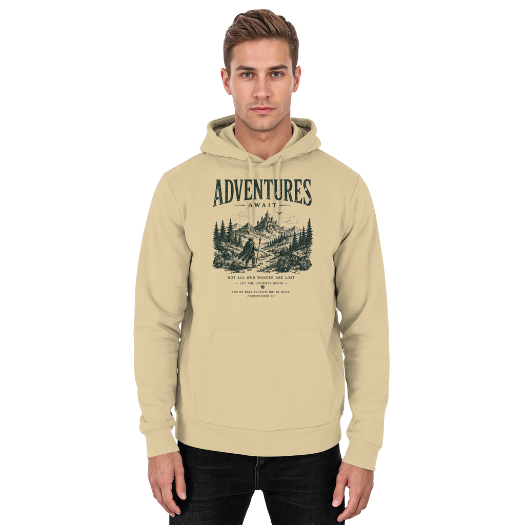 Adventures Await. - Basic Unisex Hoodie