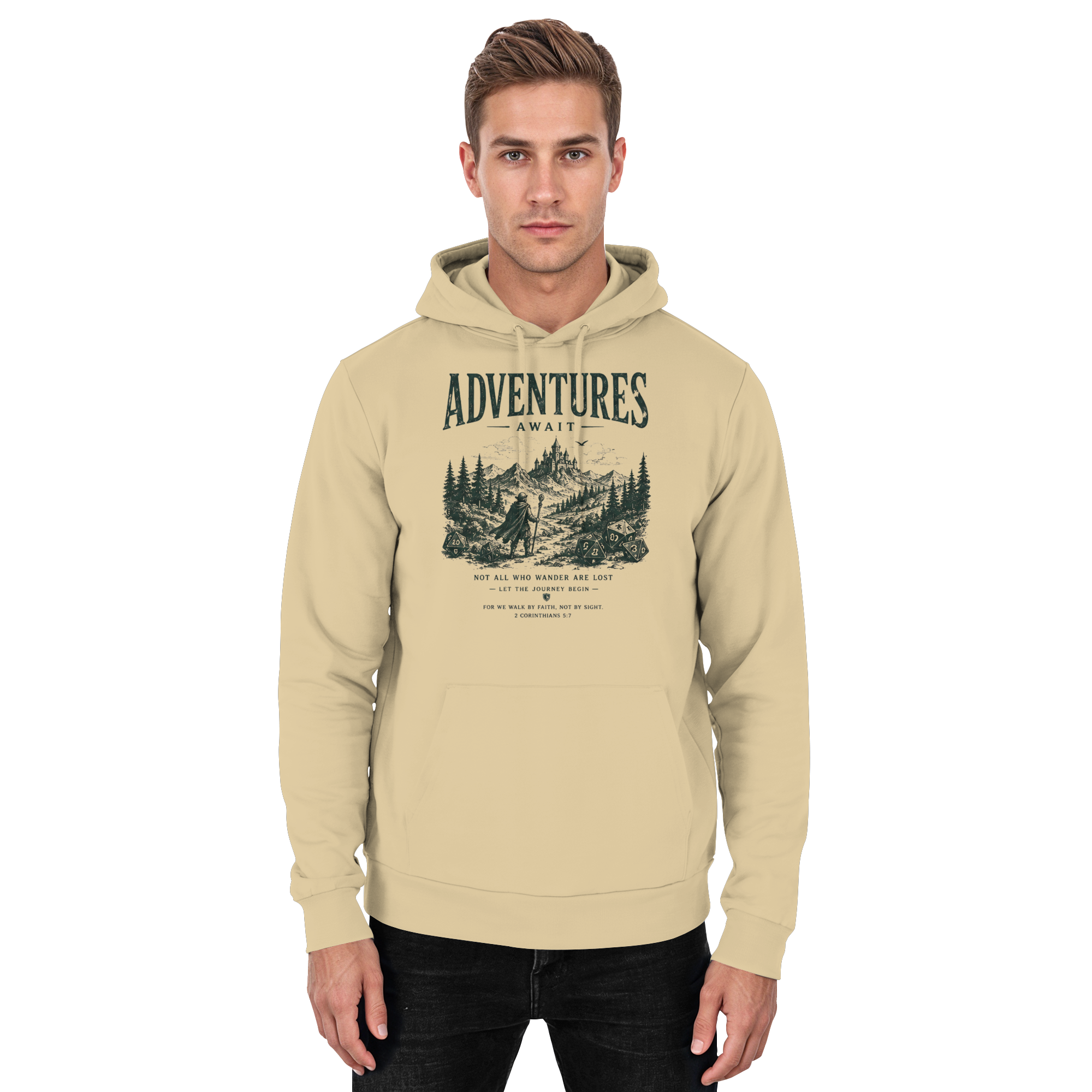 Adventures Await. - Basic Unisex Hoodie