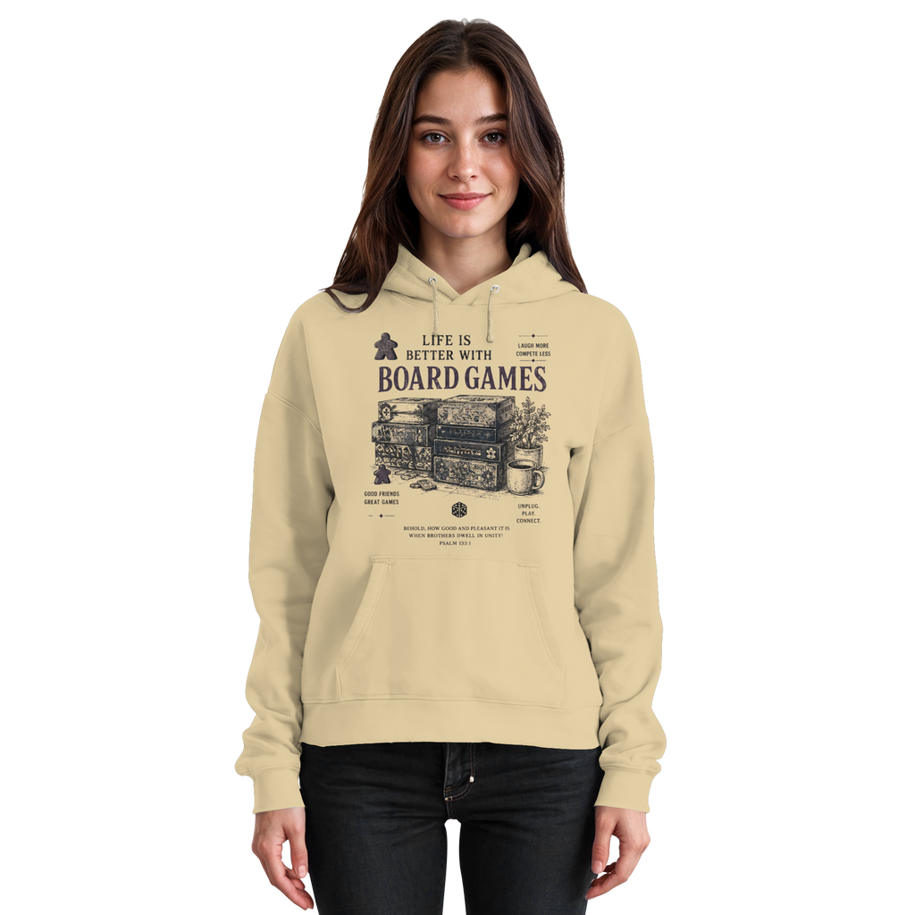 Life Is Better With Board Games - Basic Unisex Hoodie