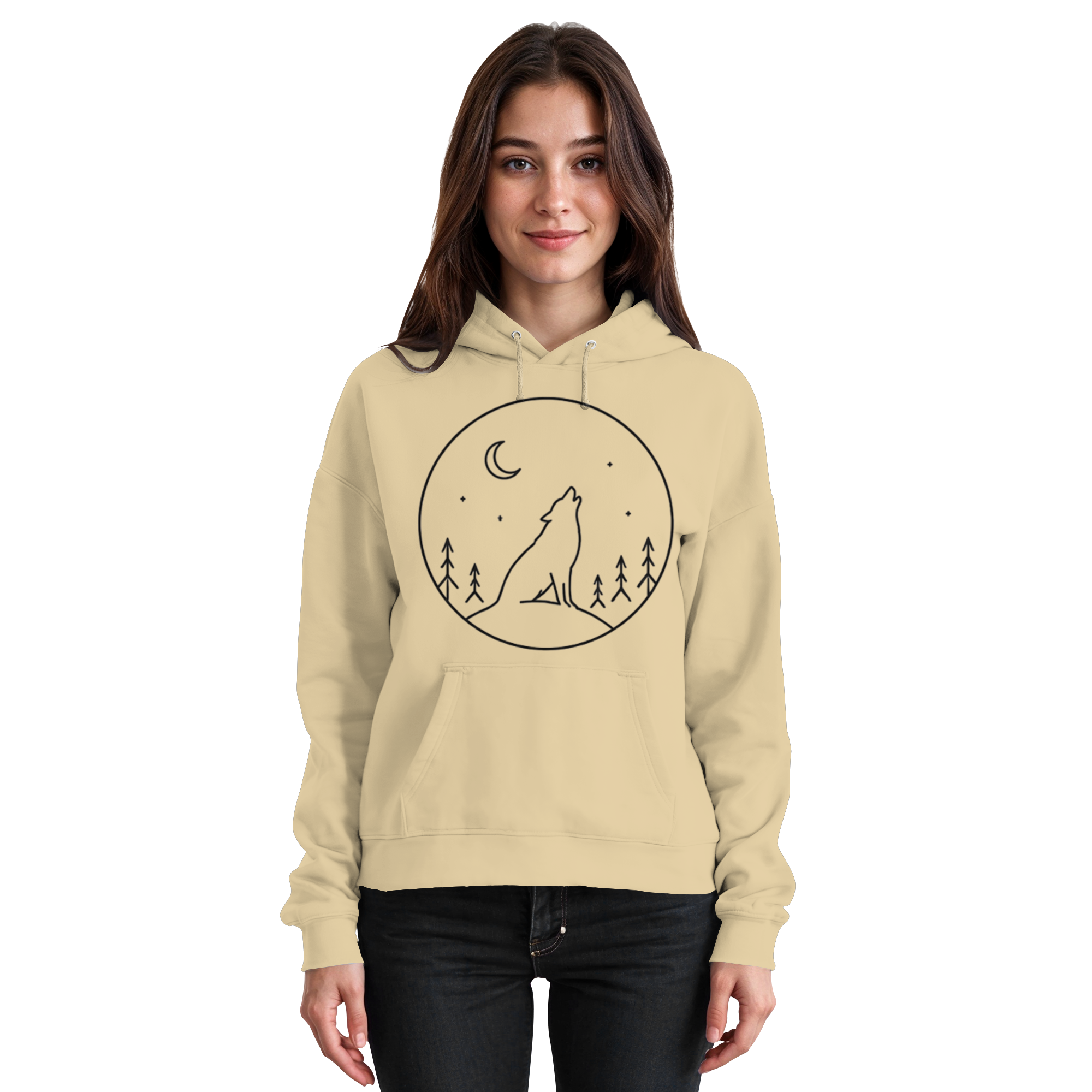 Die Nacht beginnt. - Basic Unisex Hoodie