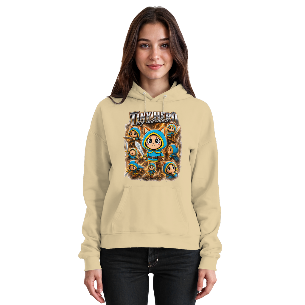 Tiny Hero – Big Adventure - Basic Unisex Hoodie