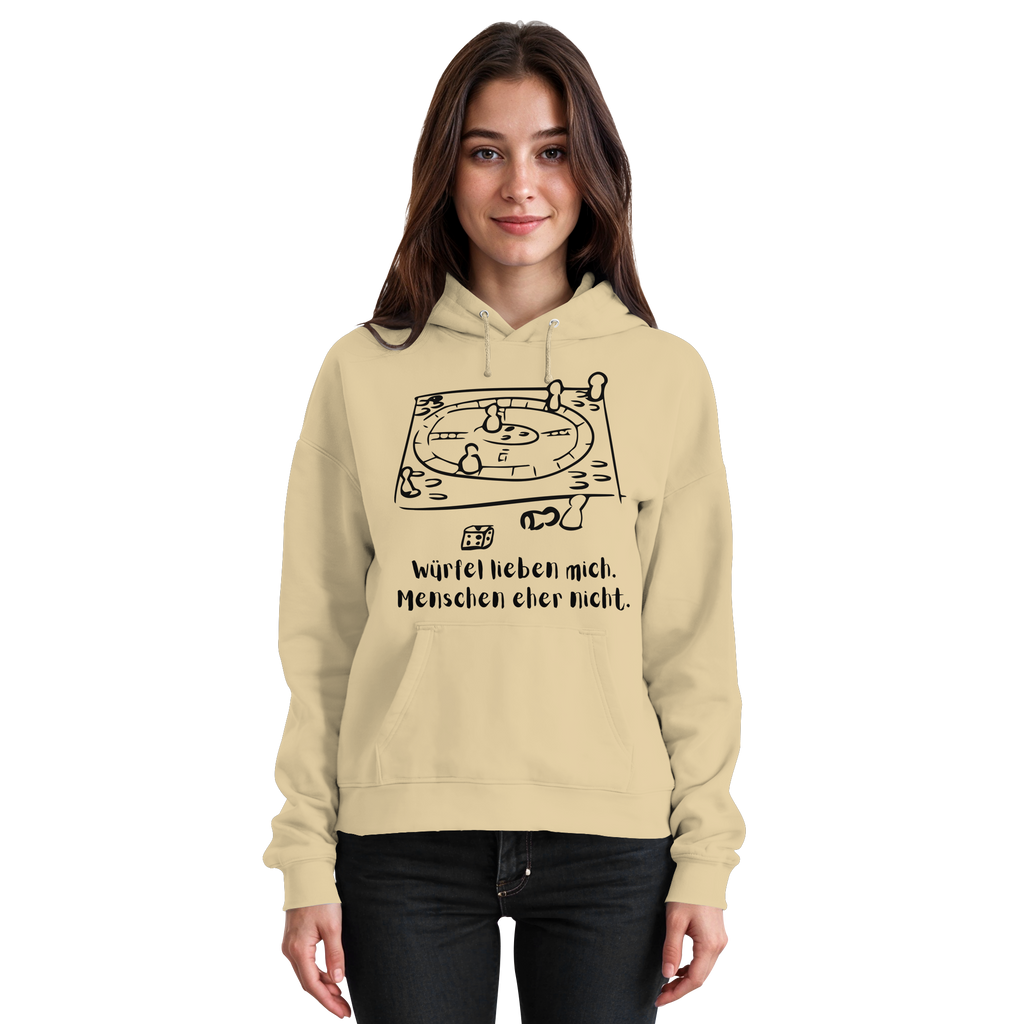 Würfel lieben mich. Menschen eher nicht. - Basic Unisex Hoodie