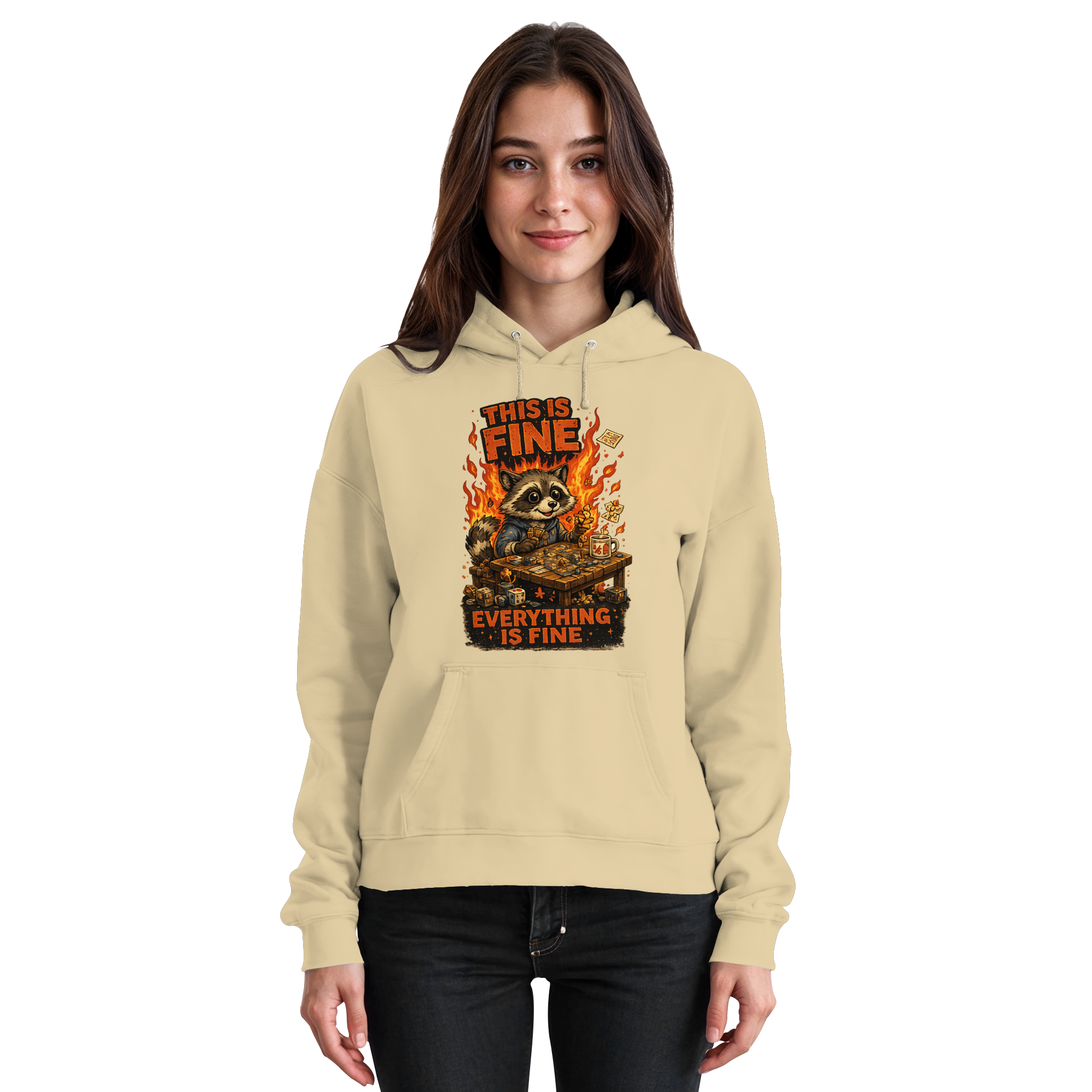 This Is Fine Club! - Basic Unisex Hoodie
