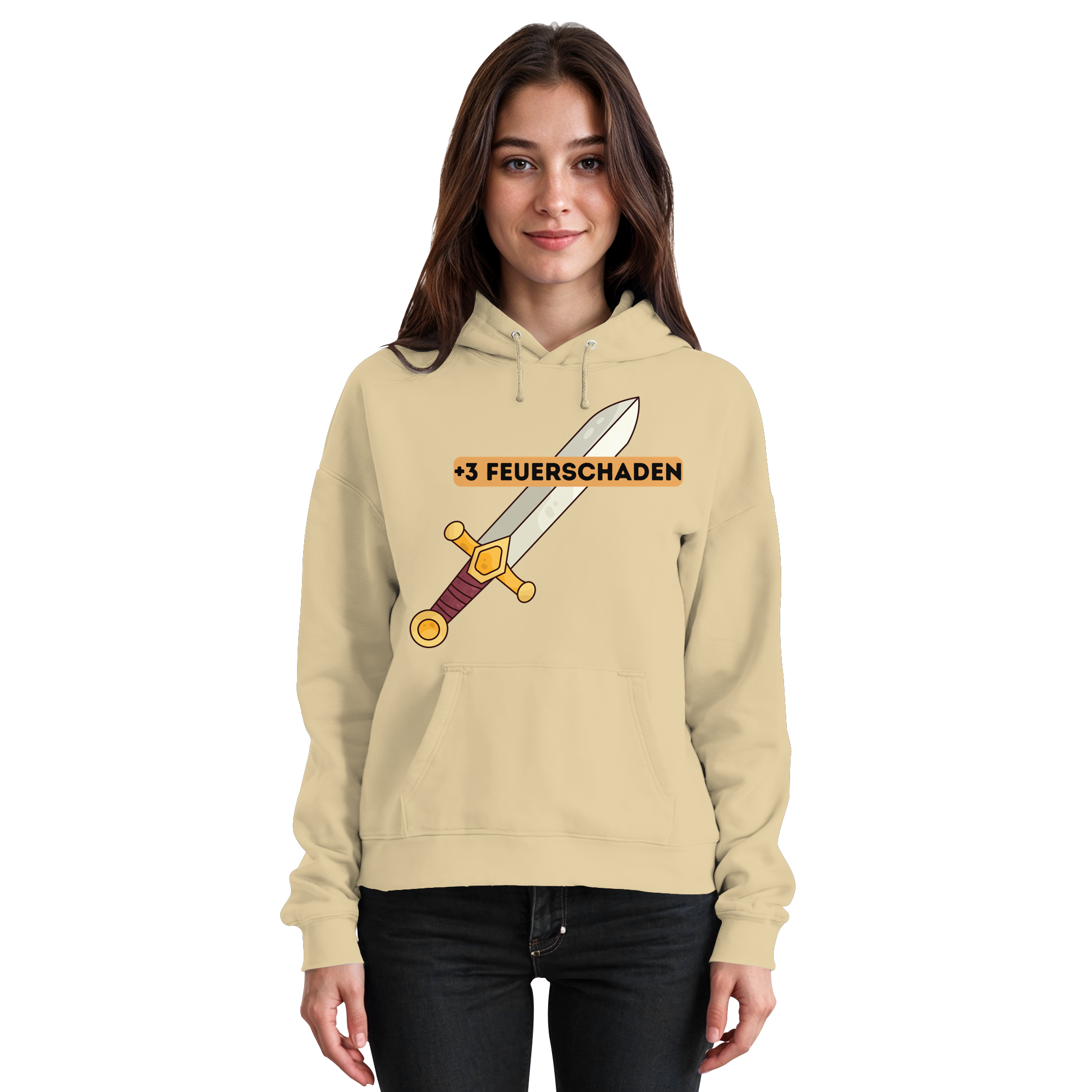 +3 Feuerschaden - Basic Unisex Hoodie