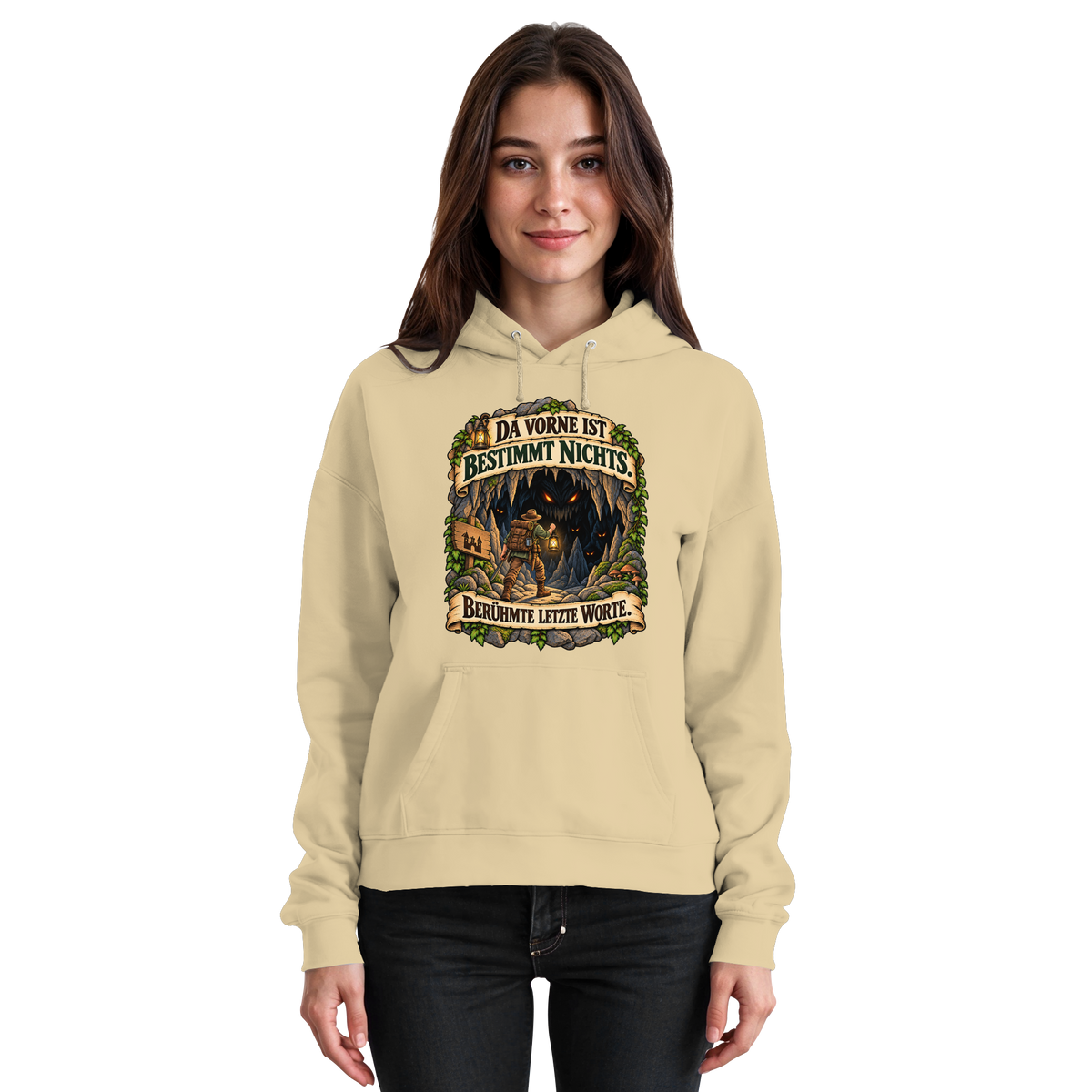 Da vorne ist bestimmt nichts - Basic Unisex Hoodie