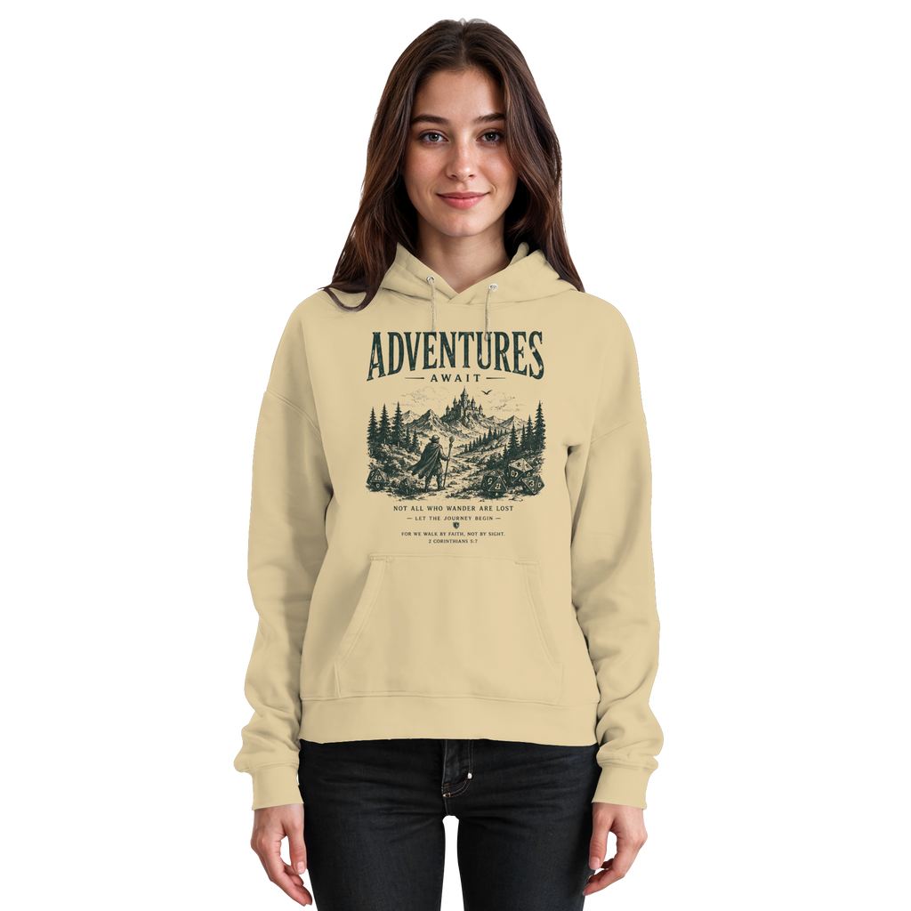 Adventures Await. - Basic Unisex Hoodie