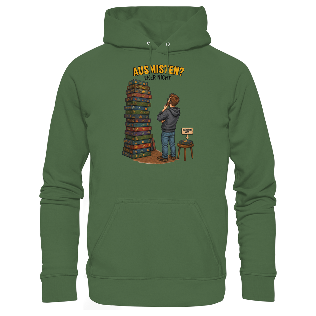 Ausmisten? Eher nicht. - Basic Unisex Hoodie