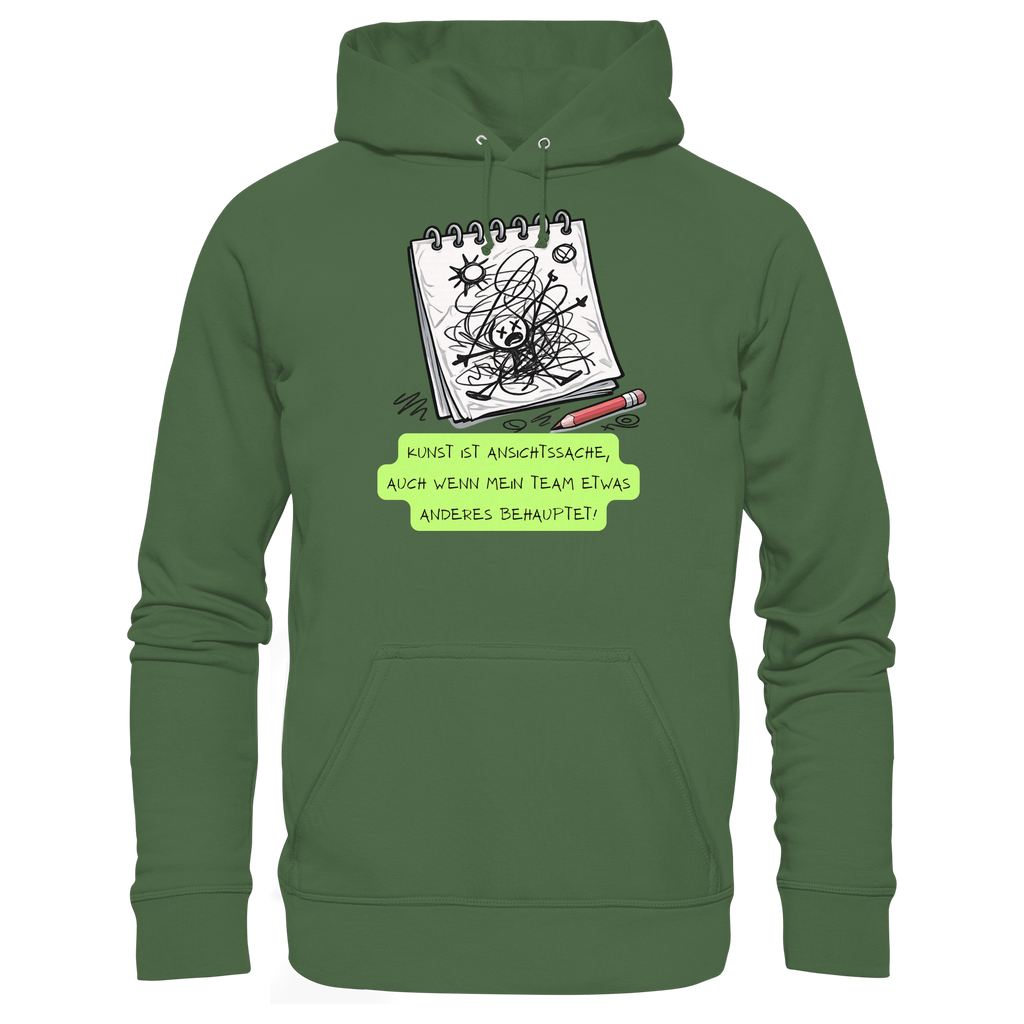 Kunst ist Ansichtssache - Basic Unisex Hoodie