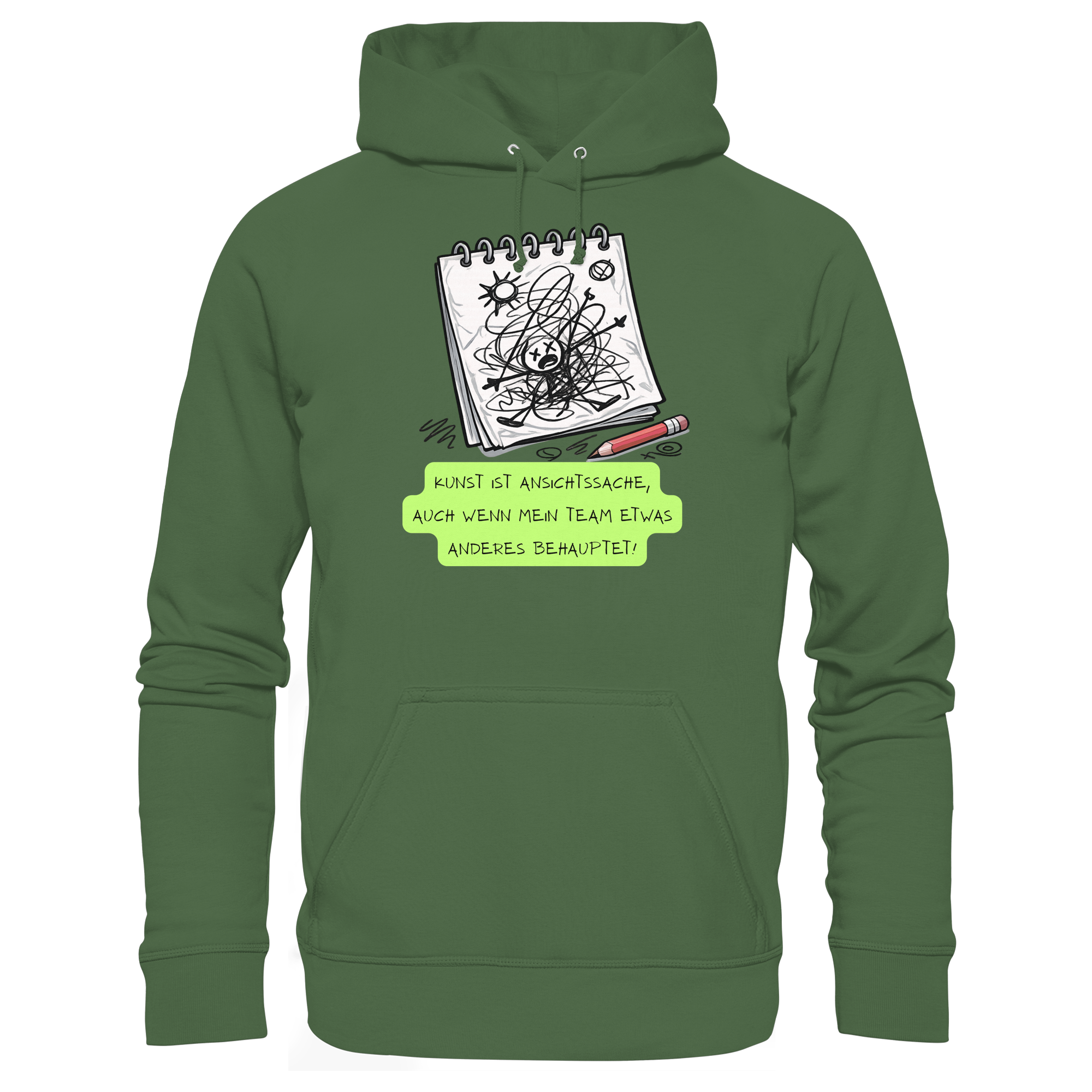 Kunst ist Ansichtssache - Basic Unisex Hoodie