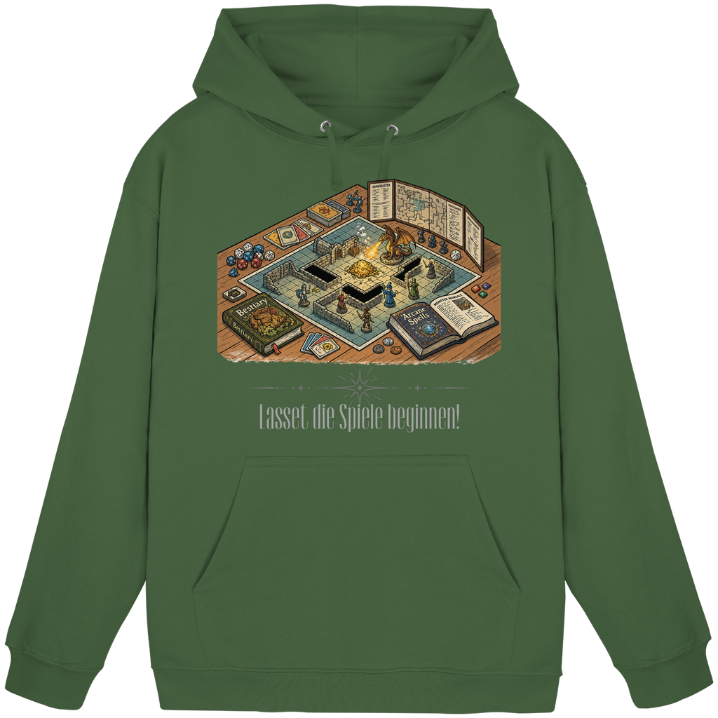 Lasset die Spiele beginnen!  - Basic Unisex Hoodie