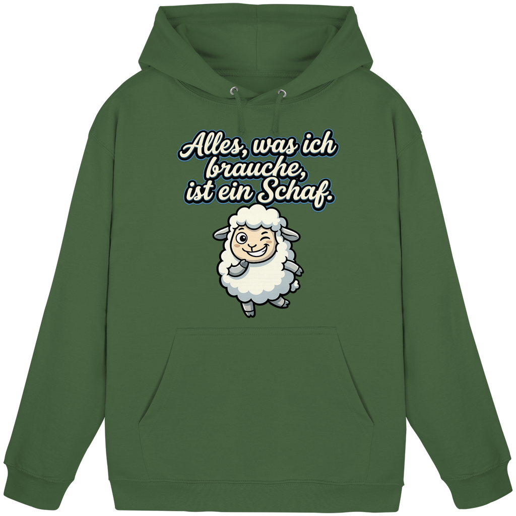 Alles, was ich brauche, ist ein Schaf!  - Basic Unisex Hoodie