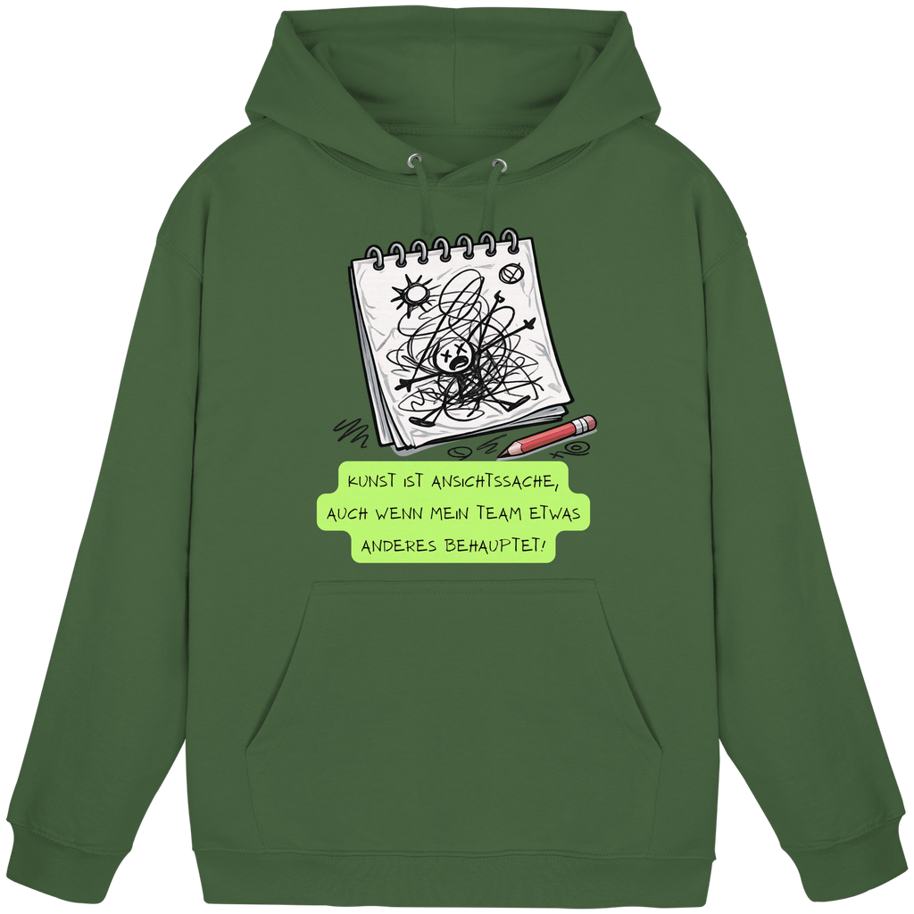 Kunst ist Ansichtssache - Basic Unisex Hoodie