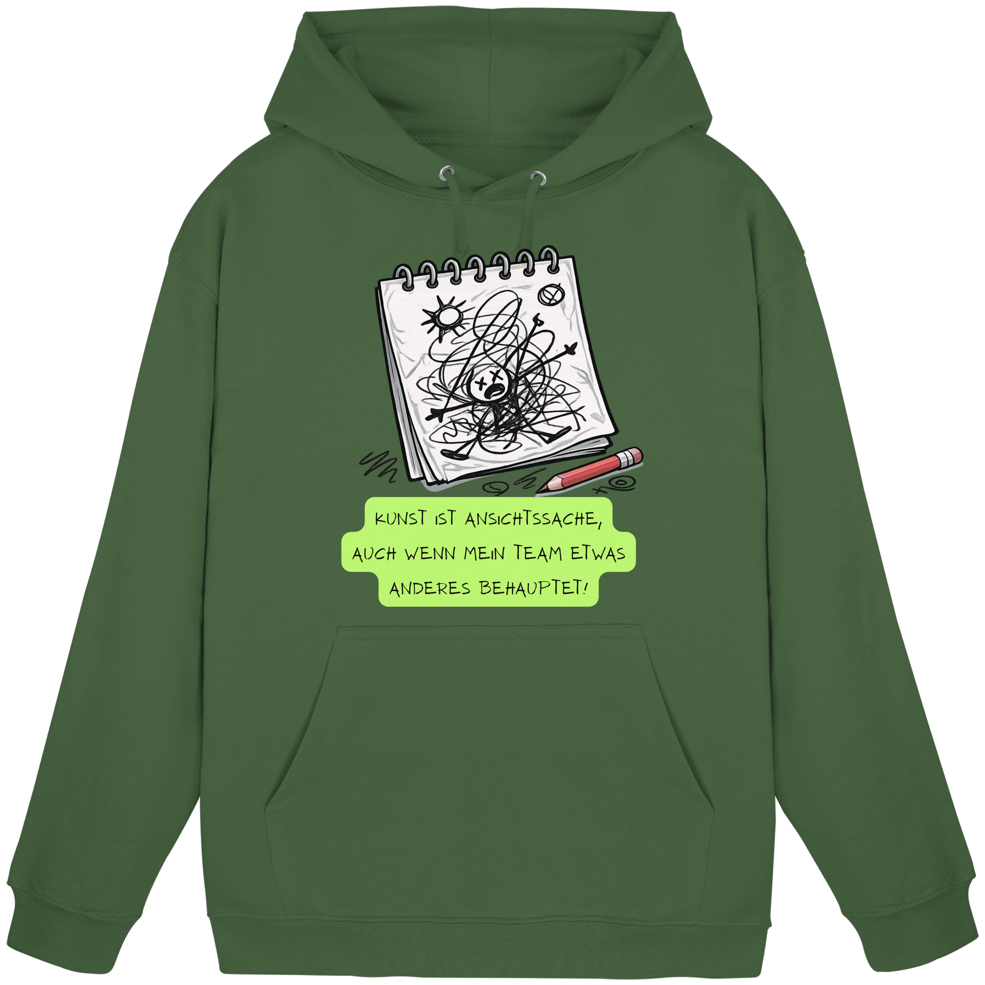 Kunst ist Ansichtssache - Basic Unisex Hoodie