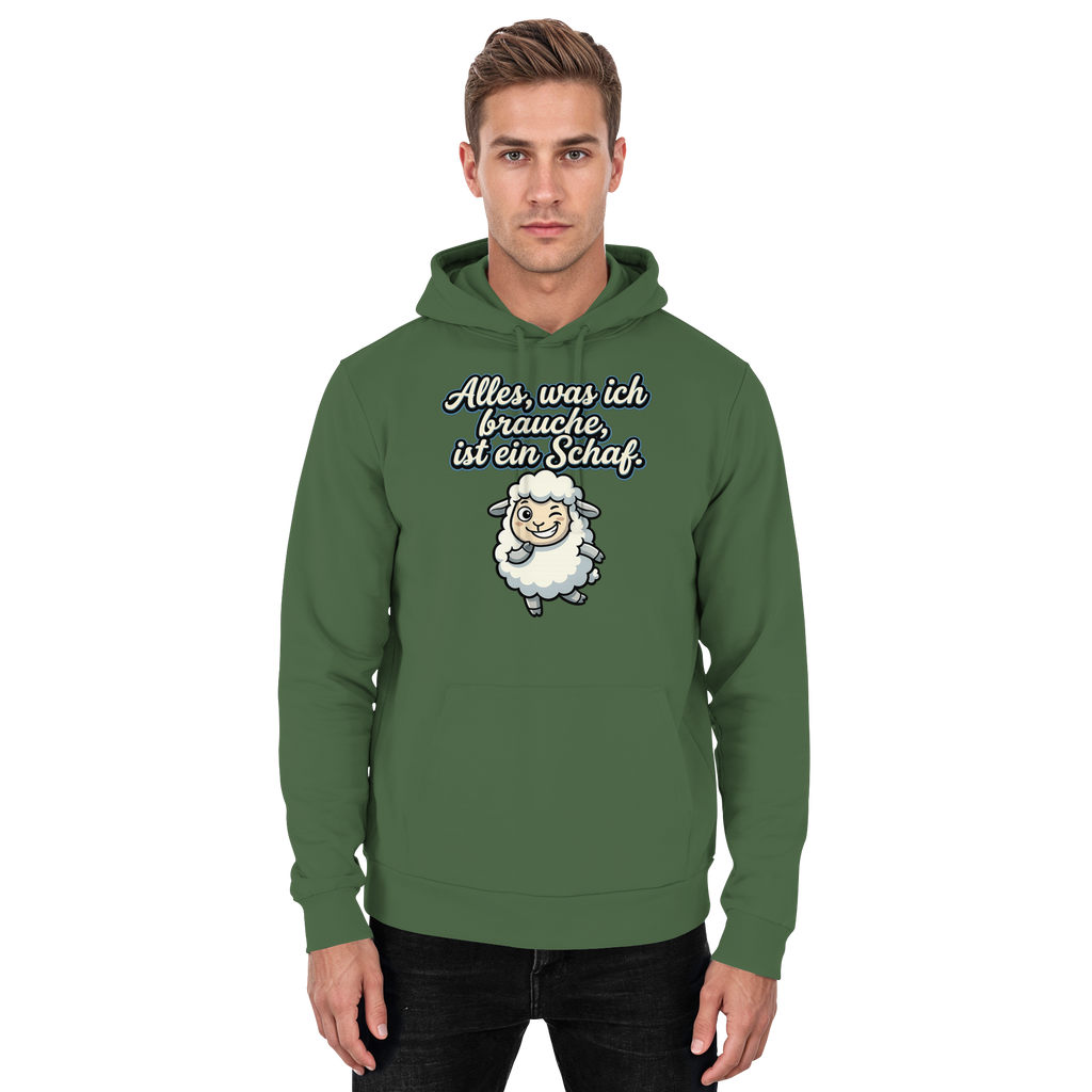 Alles, was ich brauche, ist ein Schaf!  - Basic Unisex Hoodie