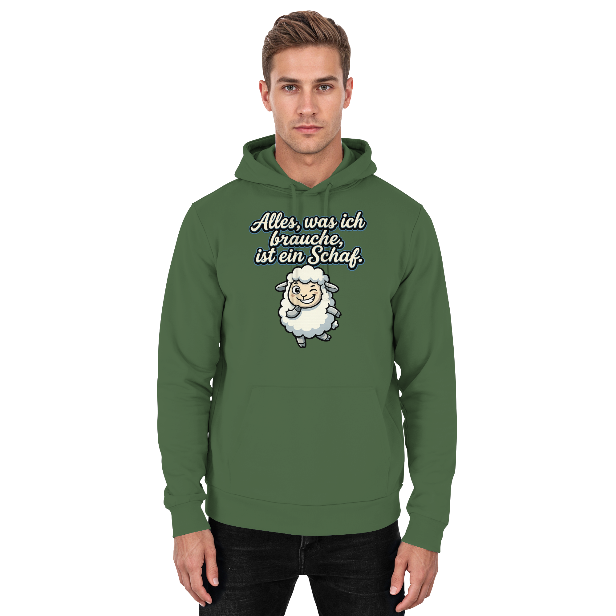 Alles, was ich brauche, ist ein Schaf!  - Basic Unisex Hoodie
