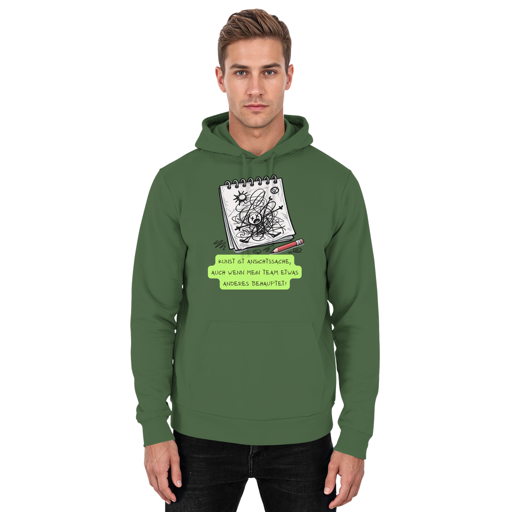 Kunst ist Ansichtssache - Basic Unisex Hoodie