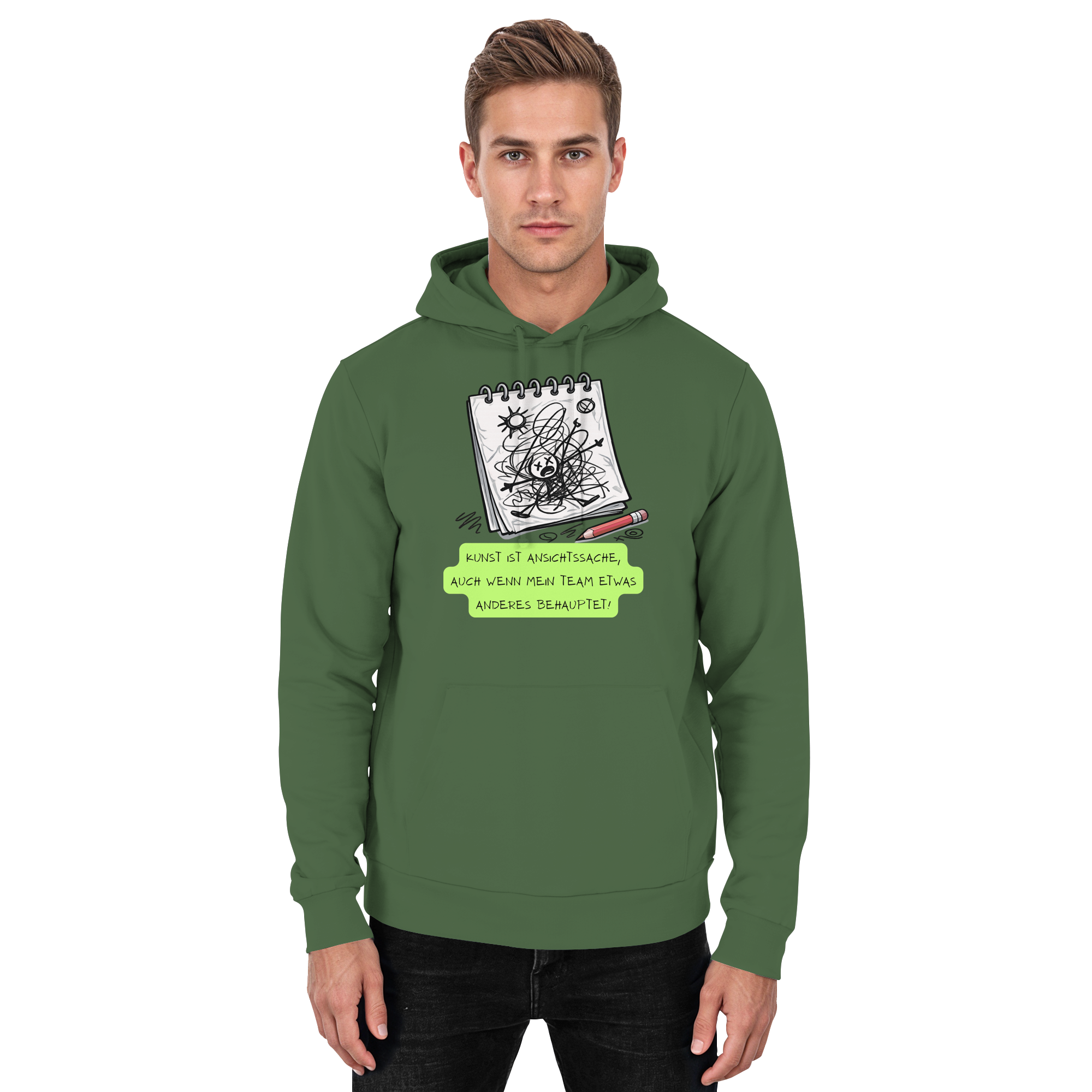Kunst ist Ansichtssache - Basic Unisex Hoodie