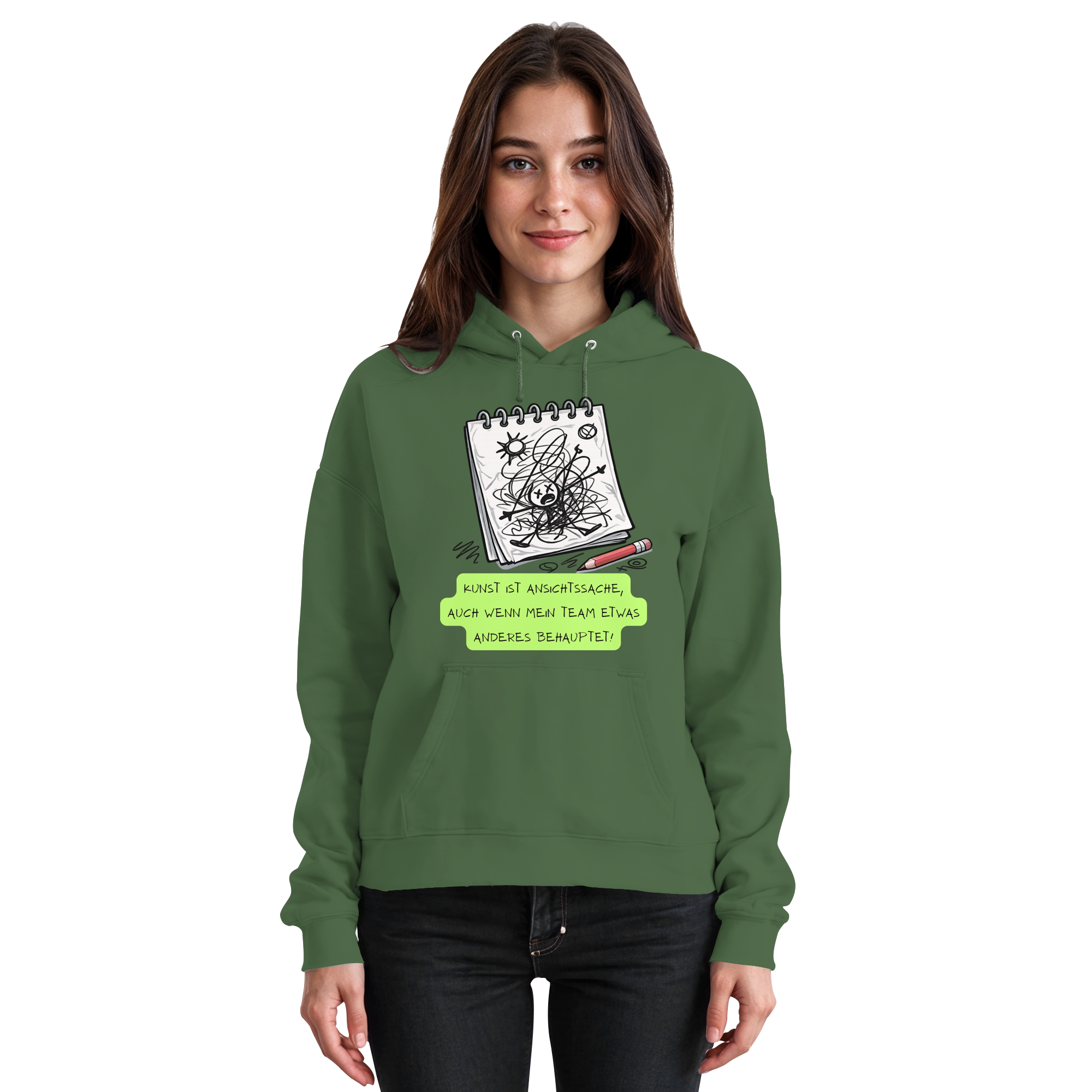 Kunst ist Ansichtssache - Basic Unisex Hoodie
