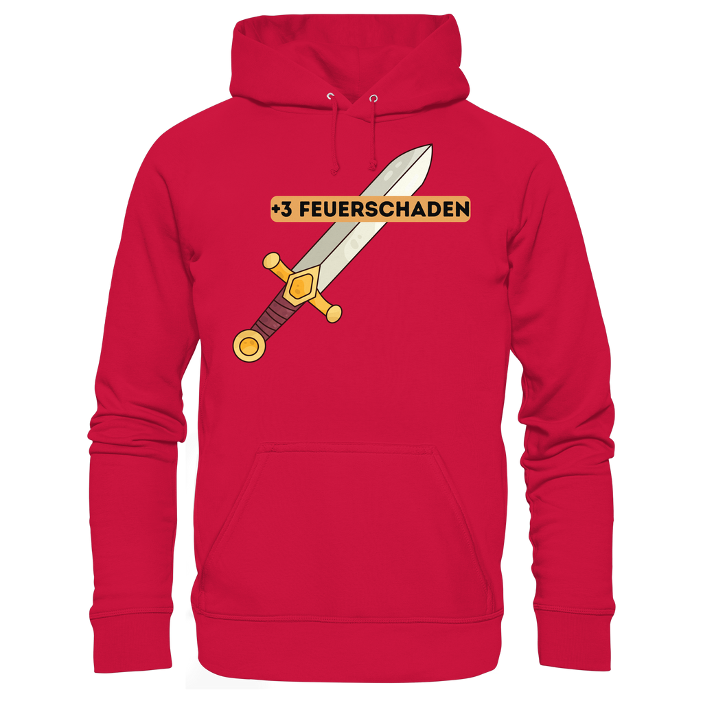 +3 Feuerschaden - Basic Unisex Hoodie