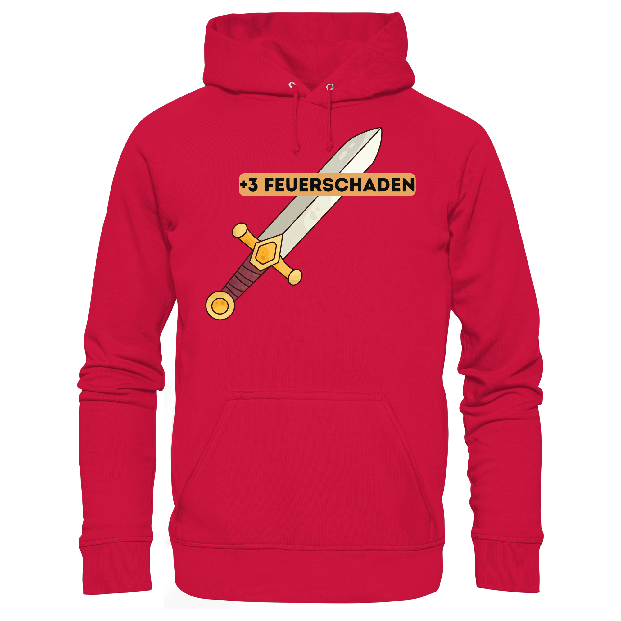 +3 Feuerschaden - Basic Unisex Hoodie