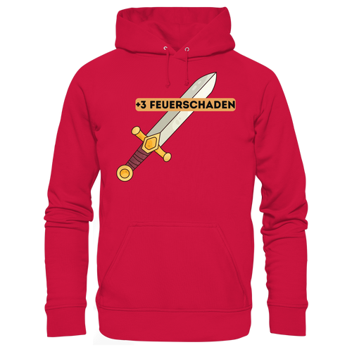 +3 Feuerschaden - Basic Unisex Hoodie